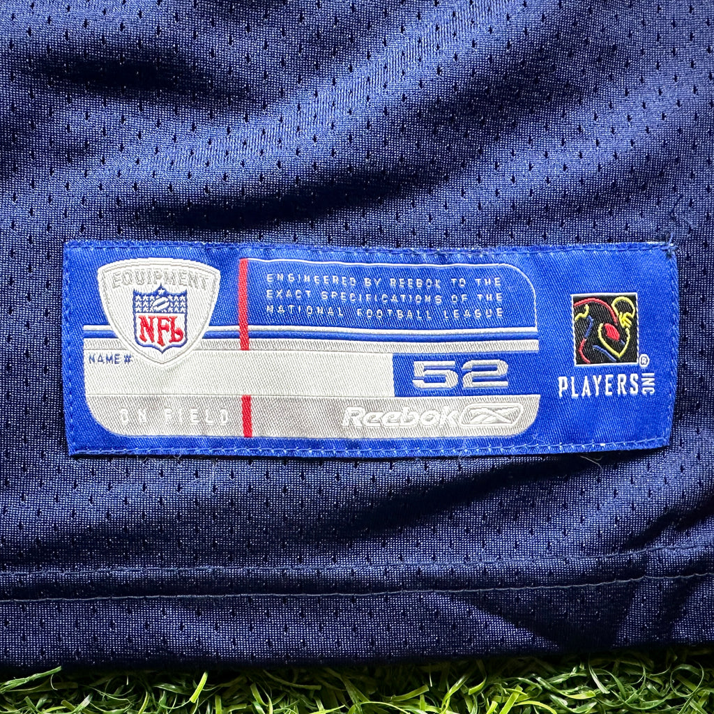 2007 Reebok NFL Authentic Jersey New England Patriots Randy Moss Blue Home Sz. 52