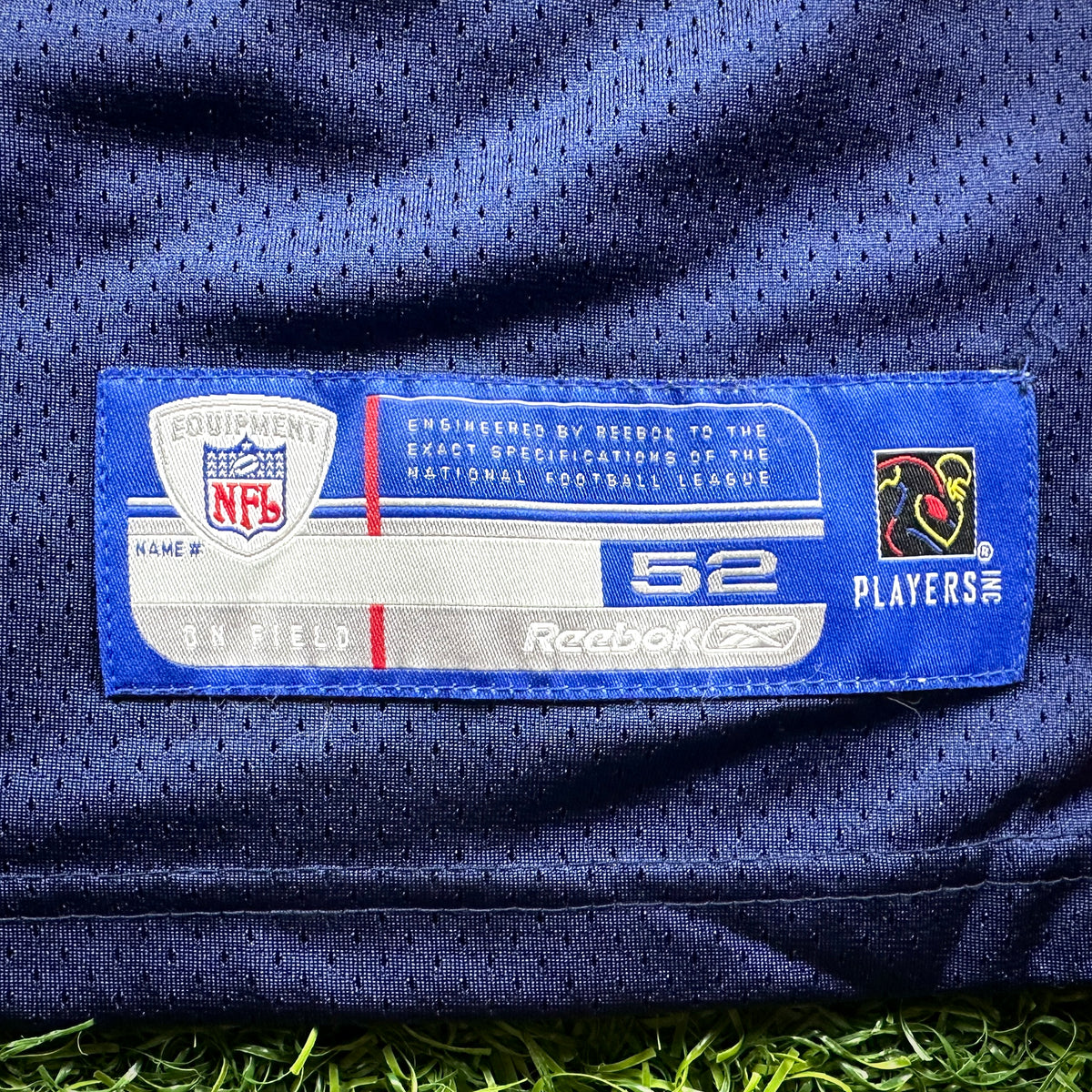 2007 Reebok NFL Authentic Jersey New England Patriots Randy Moss Blue Home Sz. 52