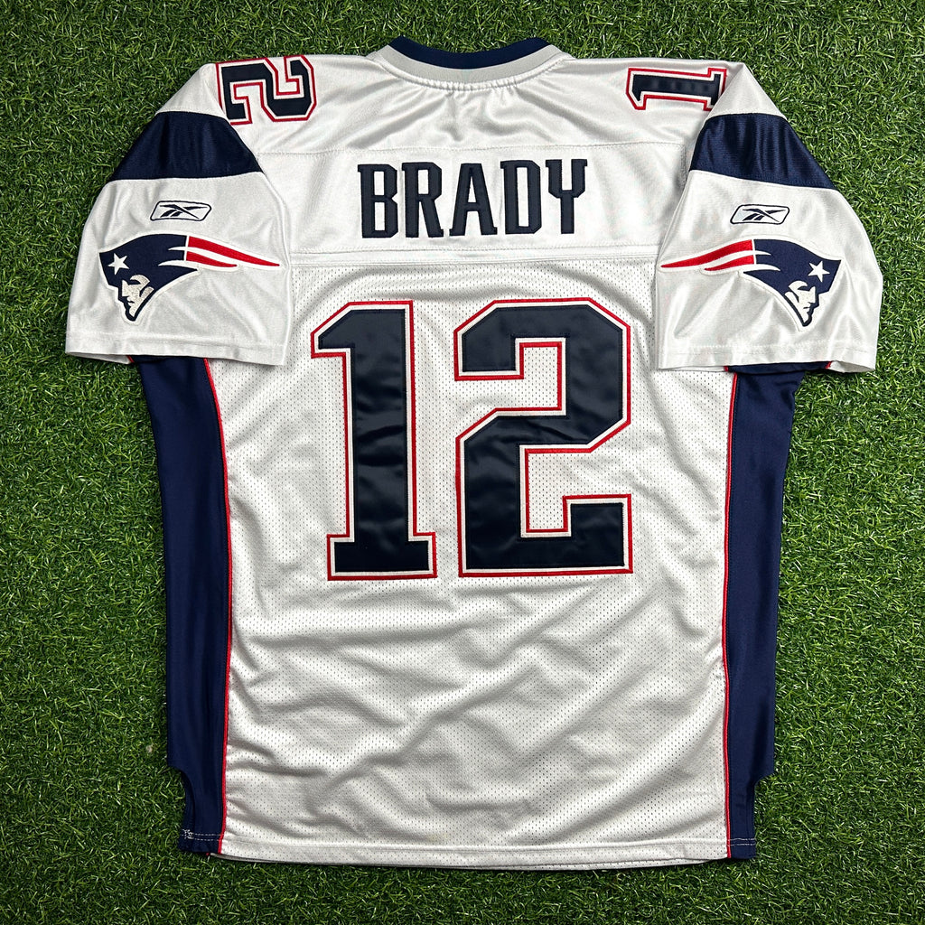 2007 Reebok NFL Authentic Jersey New England Patriots Tom Brady Sz. 52 Vintage MVP