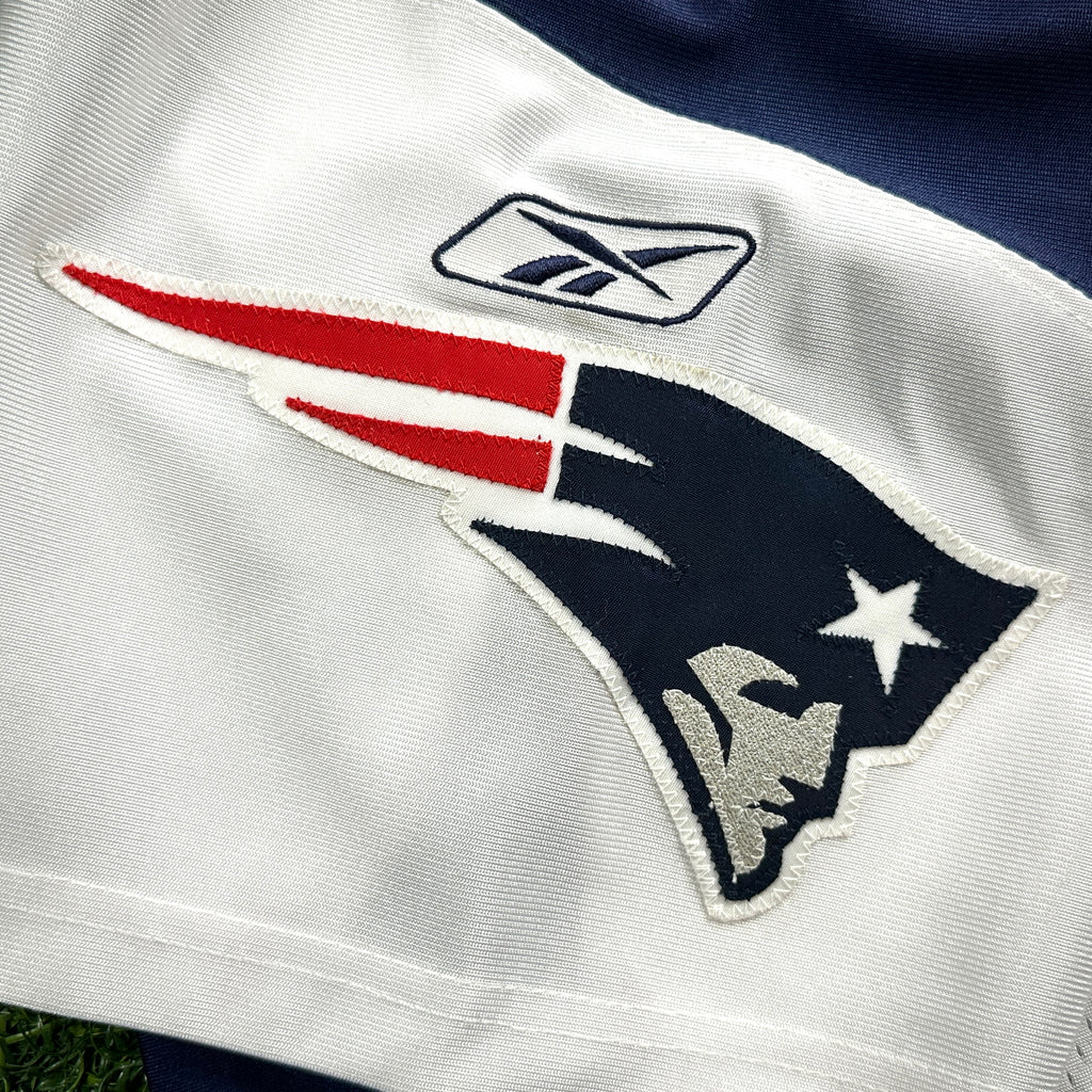 2007 Reebok NFL Authentic Jersey New England Patriots Randy Moss White Away Sz. 52