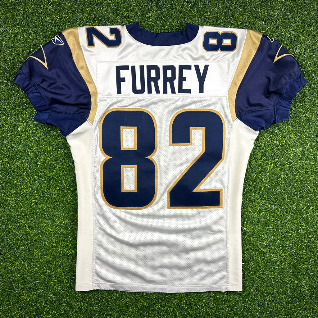 2003 Reebok NFL Game-Used Rookie Jersey St. Louis Rams Mike Furrey Sz. 44 Repairs