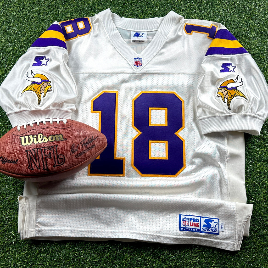 1998 Starter NFL Pro Line Authentic Jersey Minnesota Vikings Randy Moss Sz. 48 Rookie #18