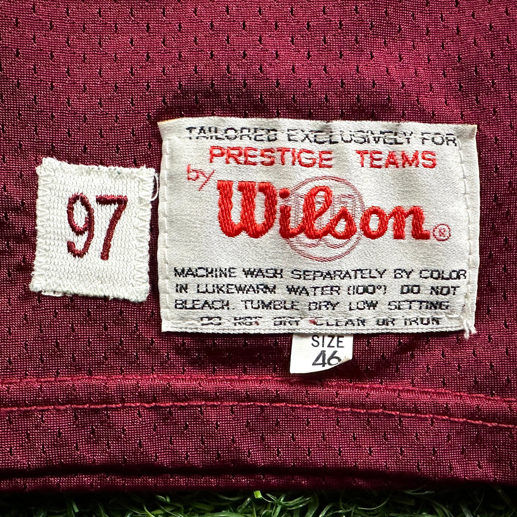 1997 Wilson NFL Game Issued Jersey Washington Redskins Stephen Davis Autograph