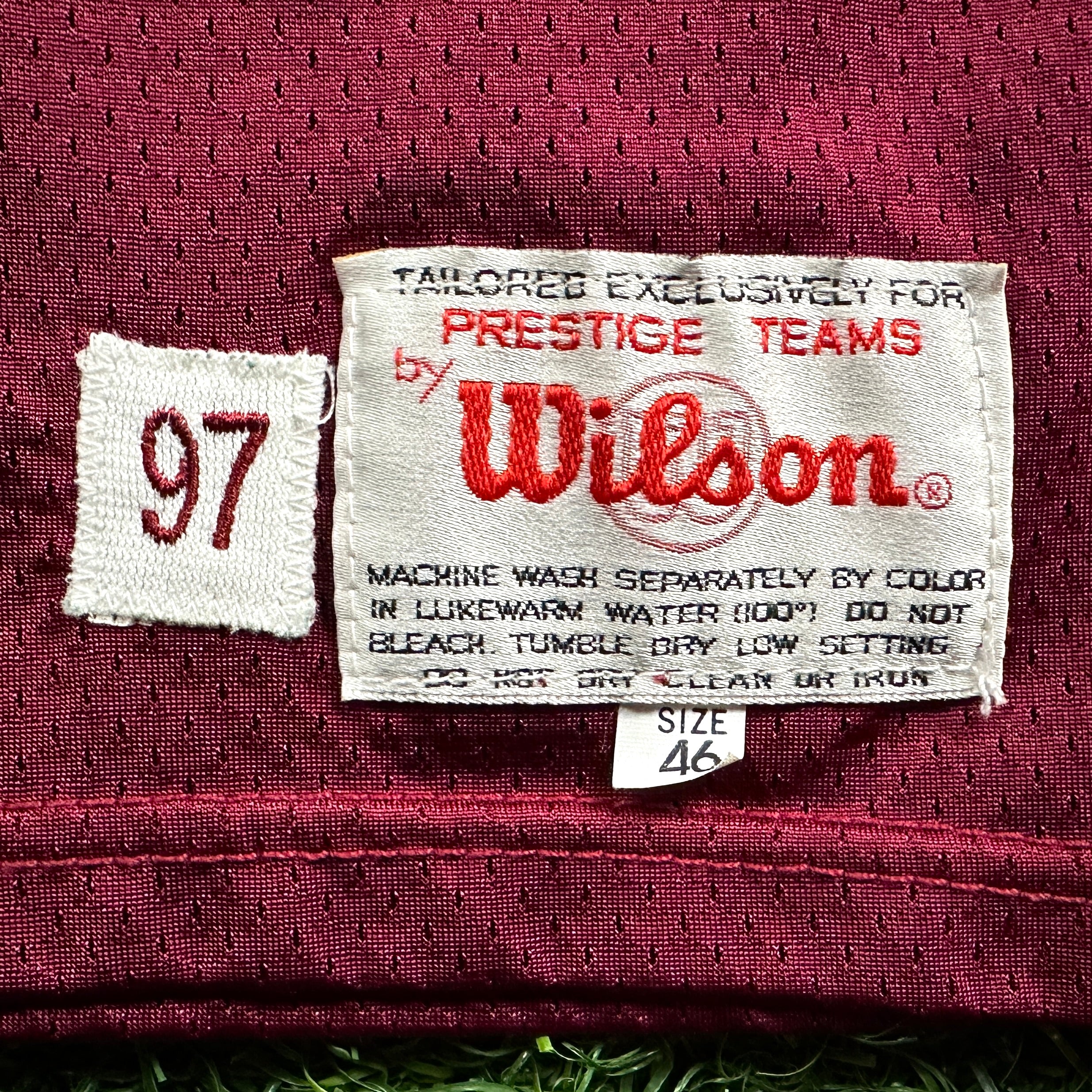 1997 Wilson NFL Game Issued Jersey Washington Redskins Stephen Davis Autograph