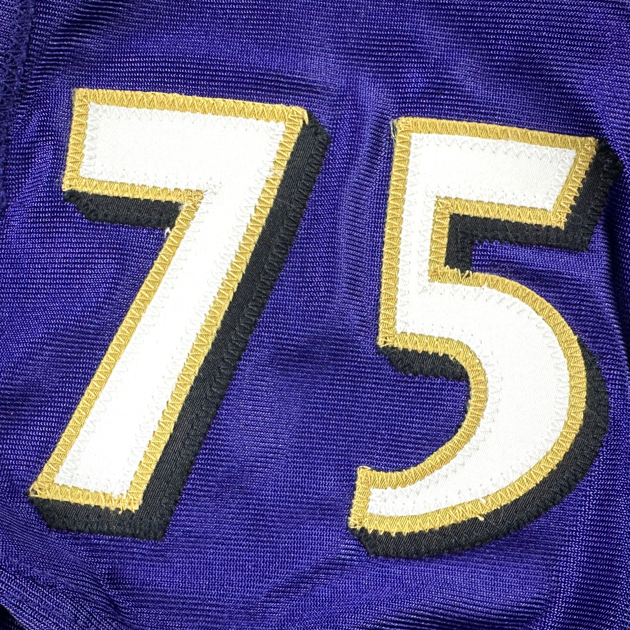 1999 Nike NFL Team-Issued Game Jersey Baltimore Ravens Jonathan Ogden Autograph Sz. 48