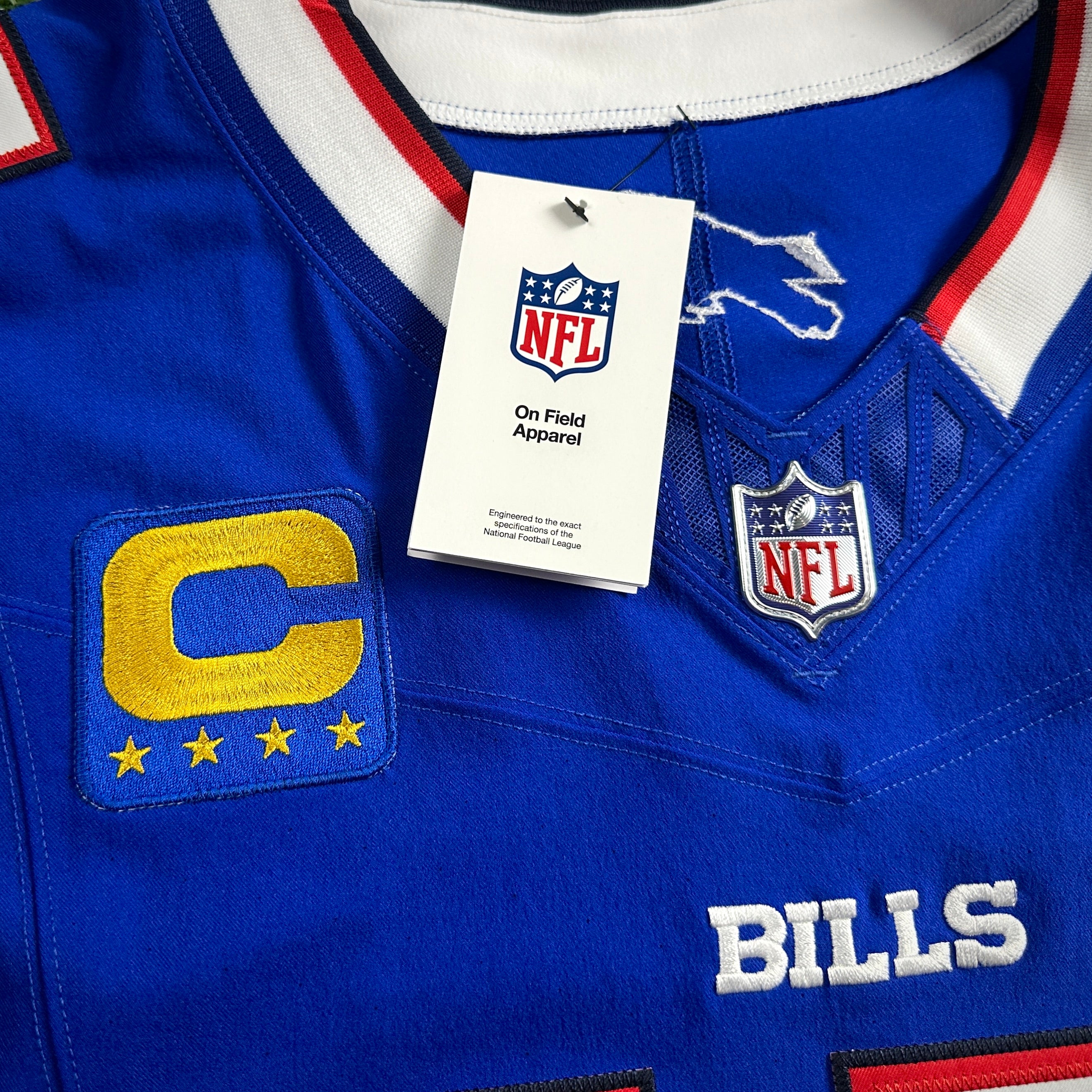 New! 2025 Nike NFL Vapor FUSE Elite Authentic Jersey Buffalo Bills Josh Allen Sz. 48 Blue Home