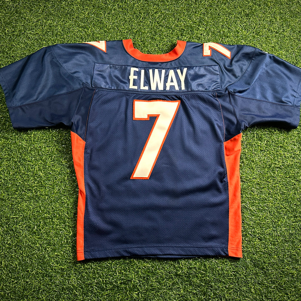 1997 Nike NFL Authentic Jersey Denver Broncos John Elway Super Bowl XXXII HOF