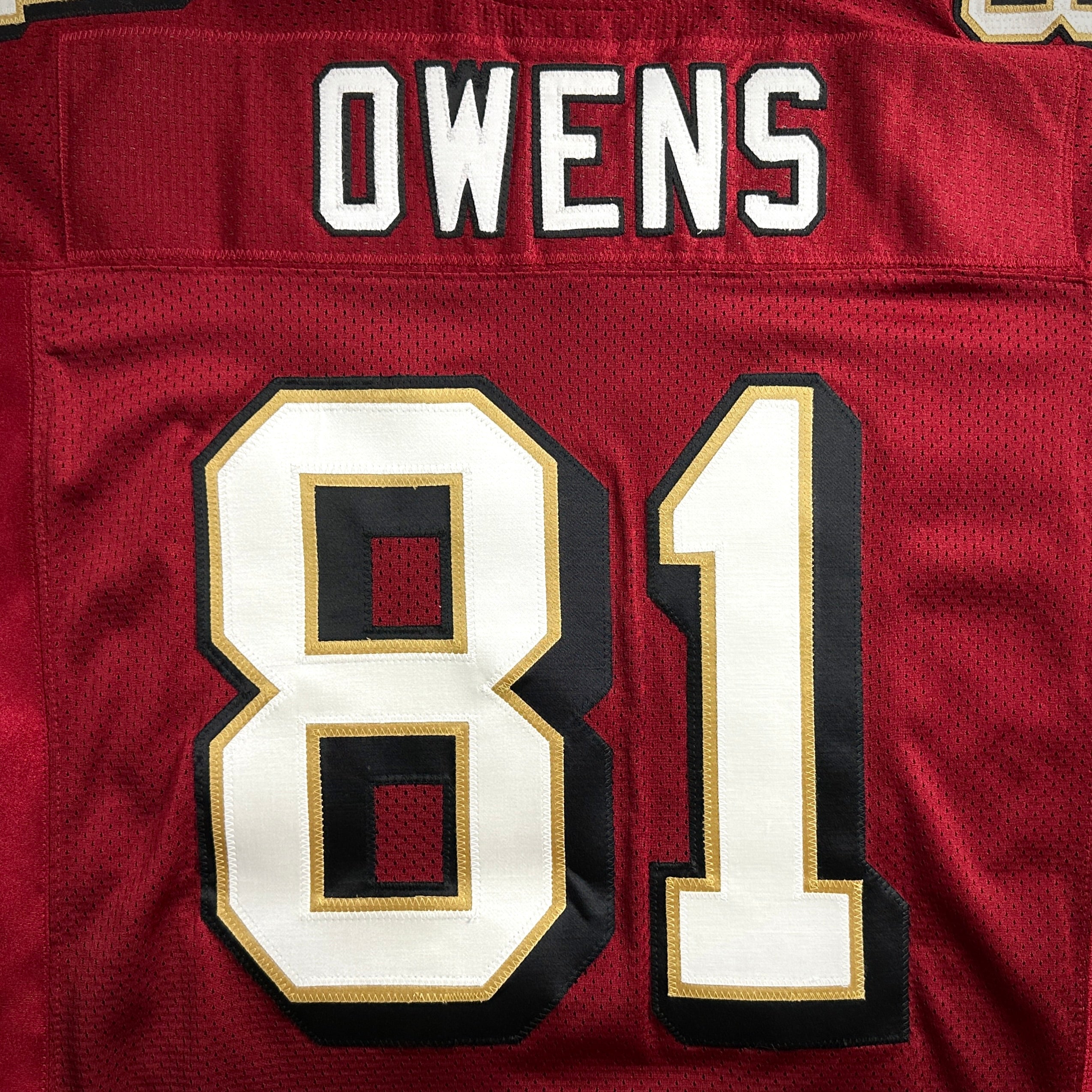 2002 Reebok NFL Authentic Jersey San Francisco 49ers Terrell Owens Sz 48 Vintage