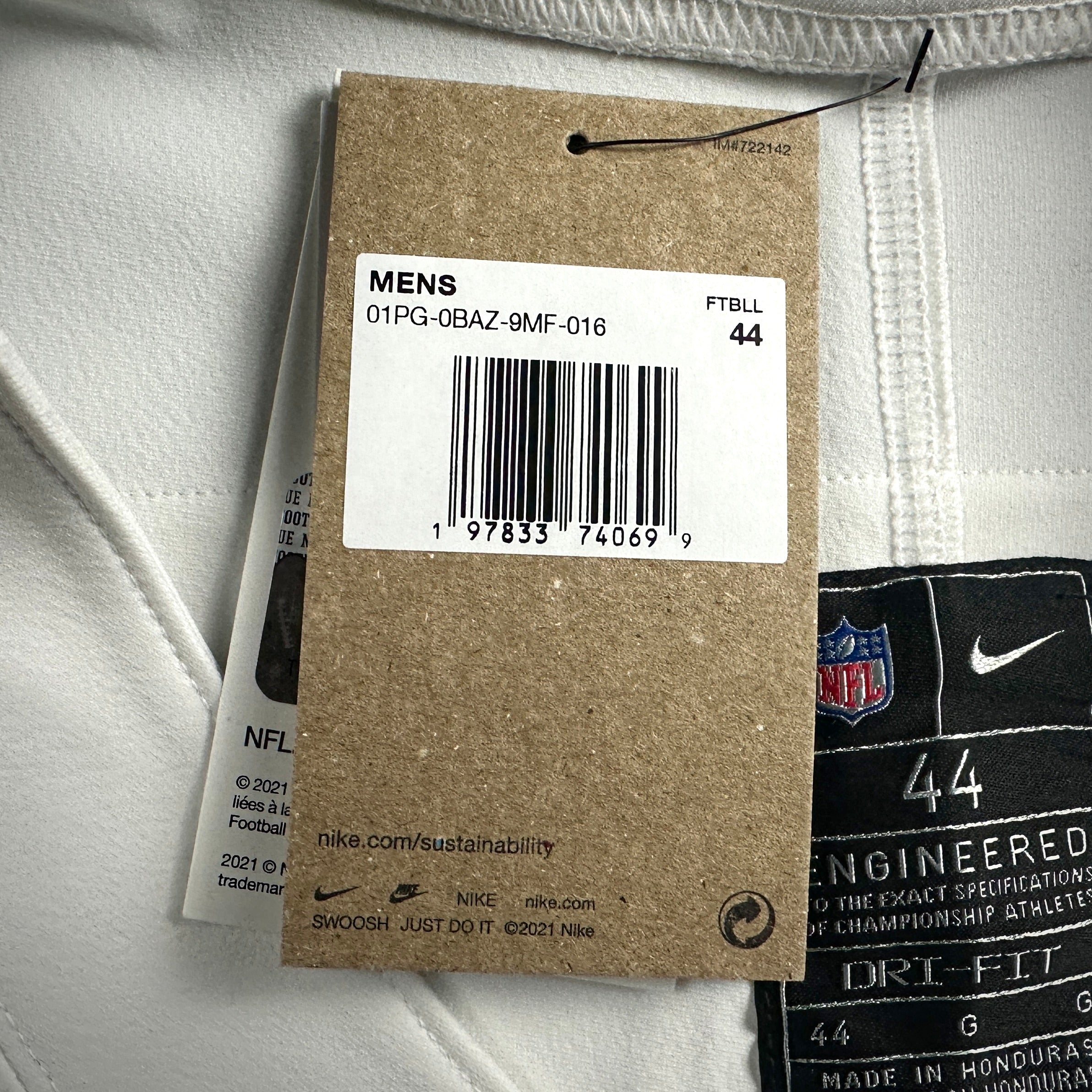 New! 2025 Nike NFL Authentic Vapor FUSE Elite Jersey Minnesota Vikings Justin Jefferson Sz. 44 Winter Warrior