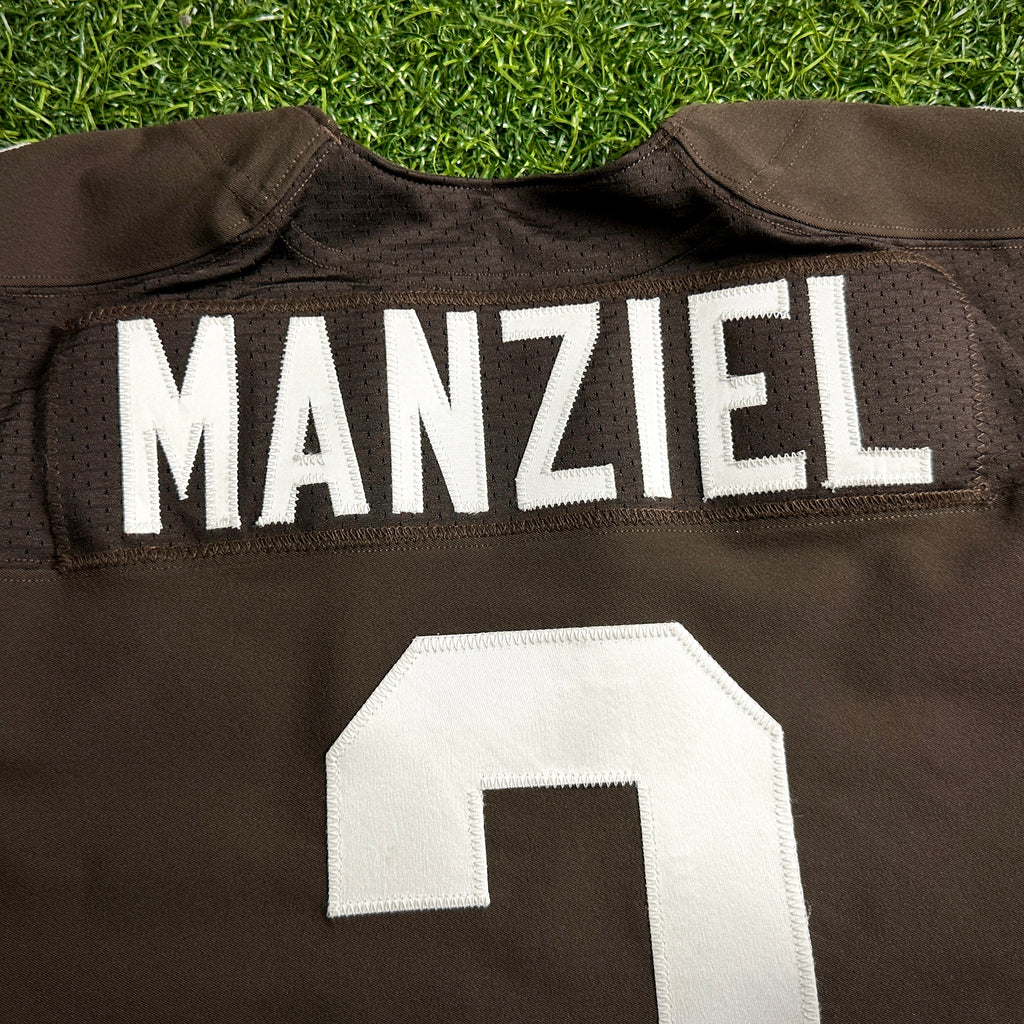 2014 Nike NFL Team Issued Jersey Cleveland Browns Johnny Manziel Autograph Rookie