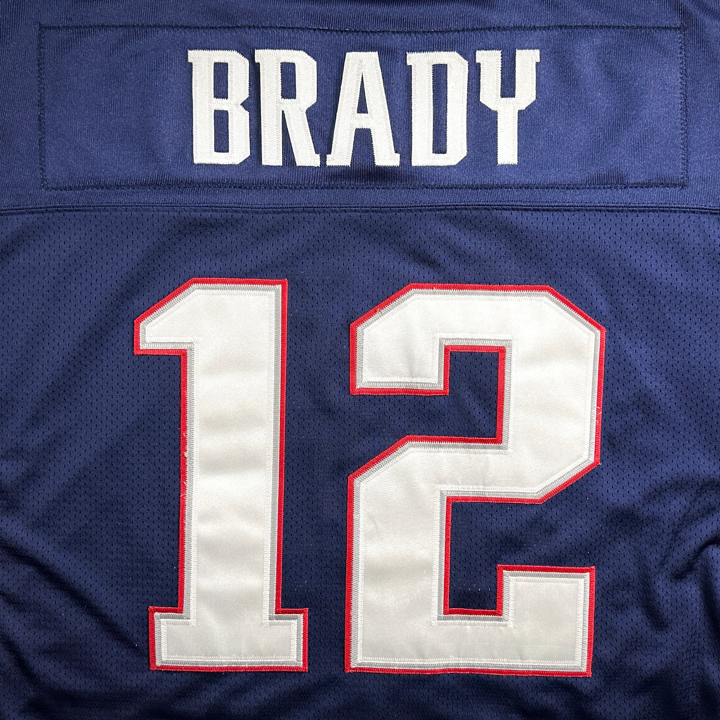 2004 Reebok NFL Authentic Jersey New England Patriots Tom Brady Sz 52 Super Bowl