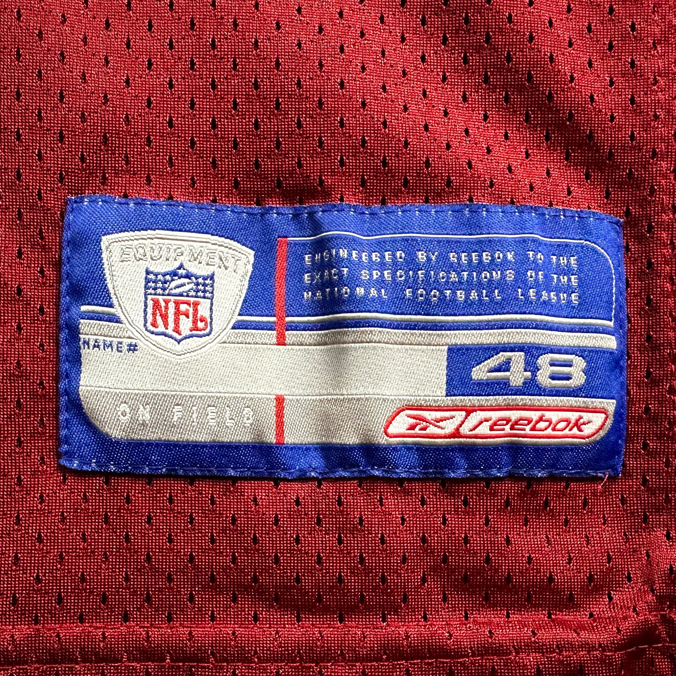 2002 Reebok NFL Authentic Jersey San Francisco 49ers Terrell Owens Sz 48 Vintage