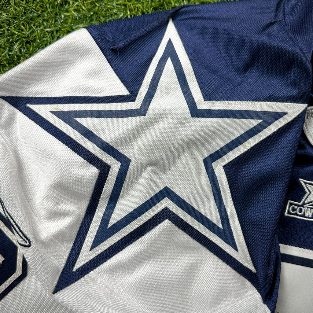 Reebok NFL Authentic Jersey Dallas Cowboys Troy Aikman Sz. 48 Throwback Double Star