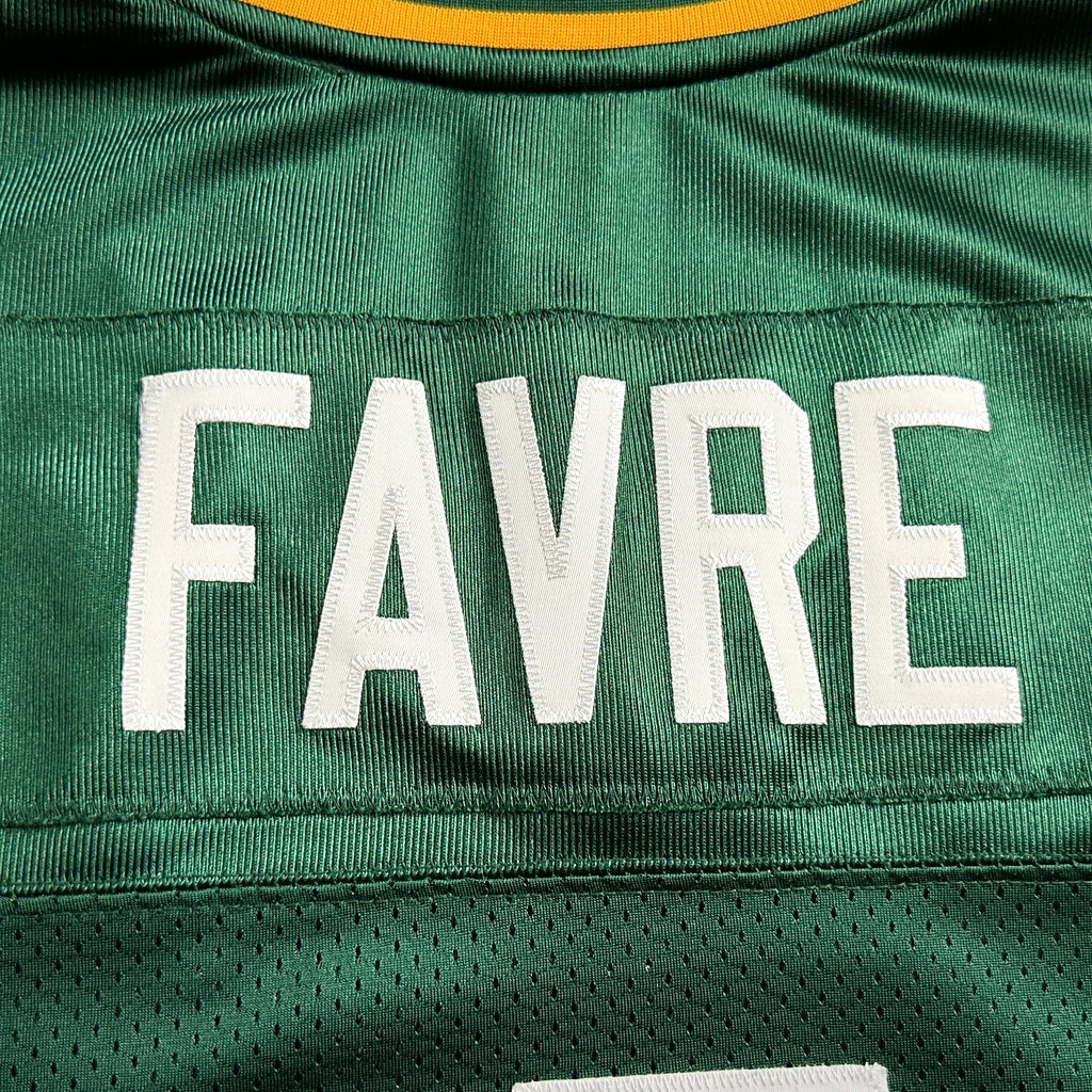 2007 Reebok NFL Authentic Jersey Green Bay Packers Brett Favre Sz. 48 Lambeau Patch