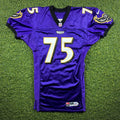 1999 Nike NFL Team-Issued Game Jersey Baltimore Ravens Jonathan Ogden Autograph Sz. 48