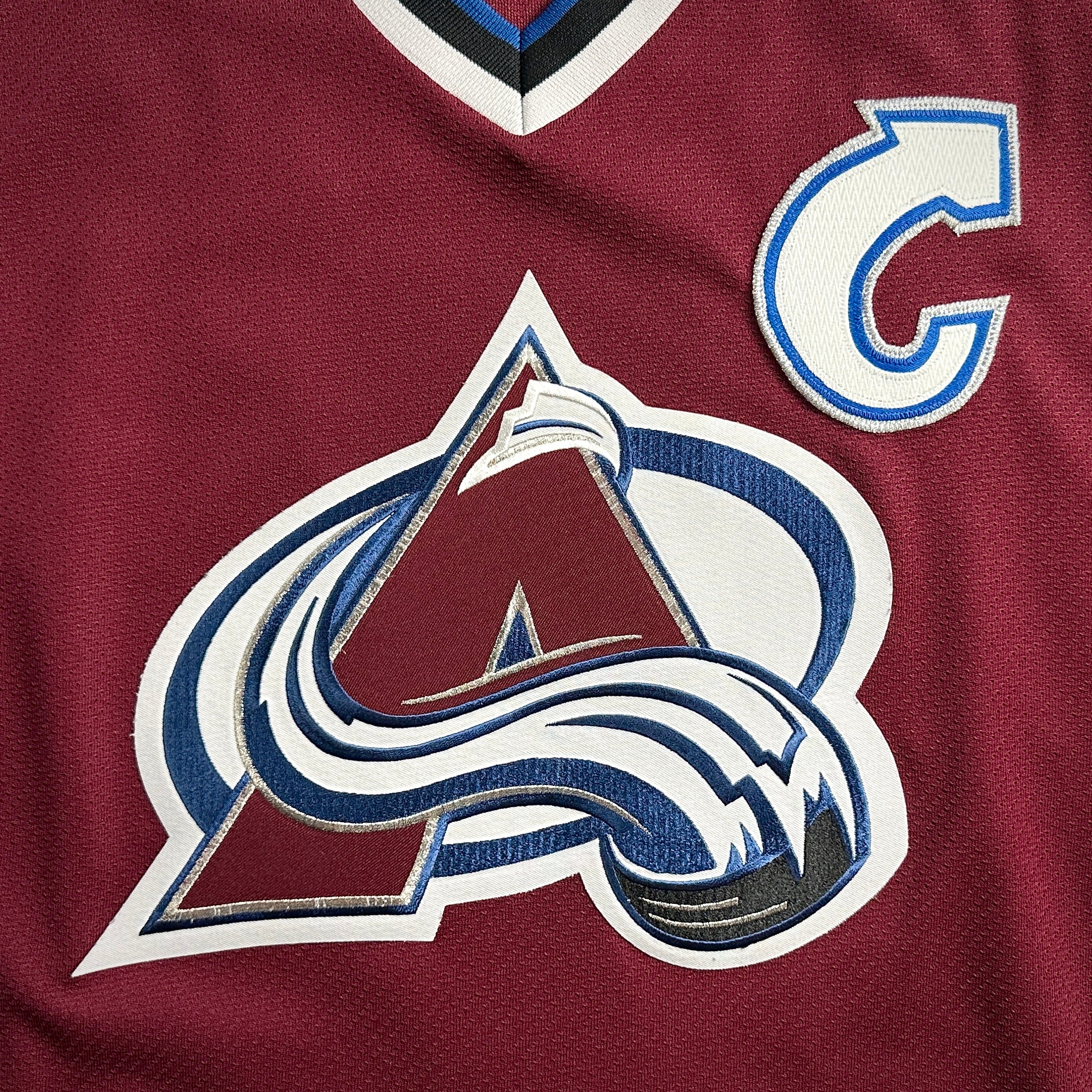 Koho NHL X NFL Mashup Jersey Colorado Avalanche John Elway Sz. L Denver Broncos