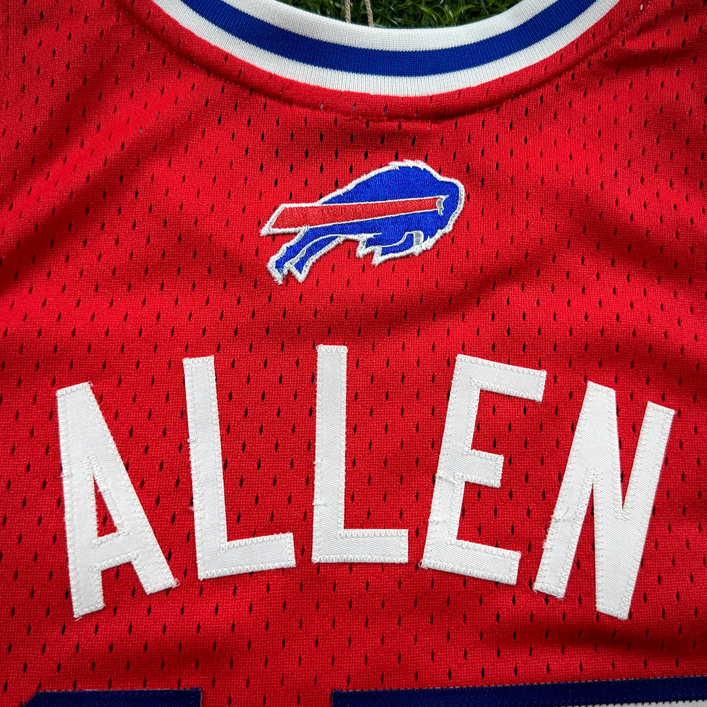 Mitchell & Ness NFL Authentic Buffalo Bills Custom Basketball Jersey Josh Allen Sz. M