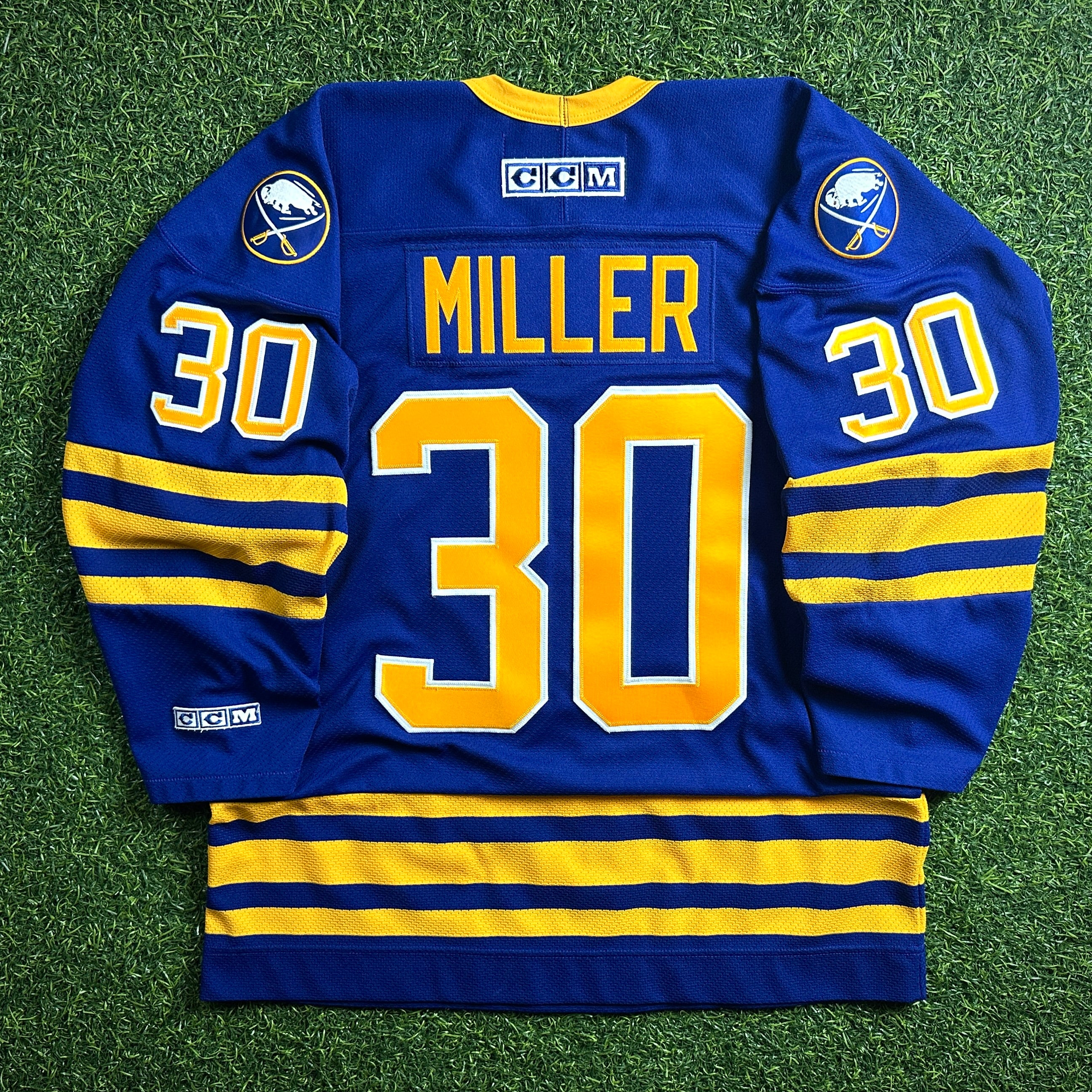 2006 CCM NHL Buffalo Sabres Alternate Jersey Ryan Miller Sz L Vintage MiC