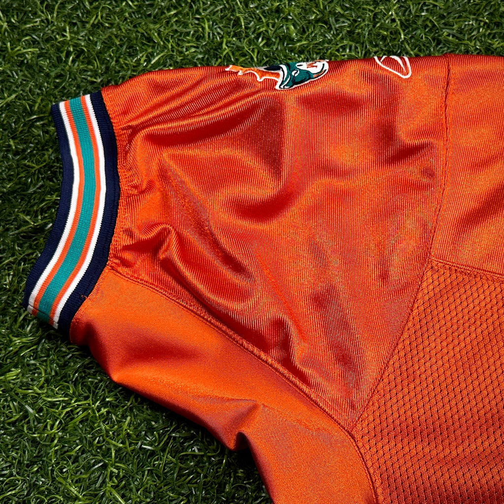 2005 Reebok NFL Authentic Jersey Miami Dolphins Ricky Williams Sz 48 Orange Alt