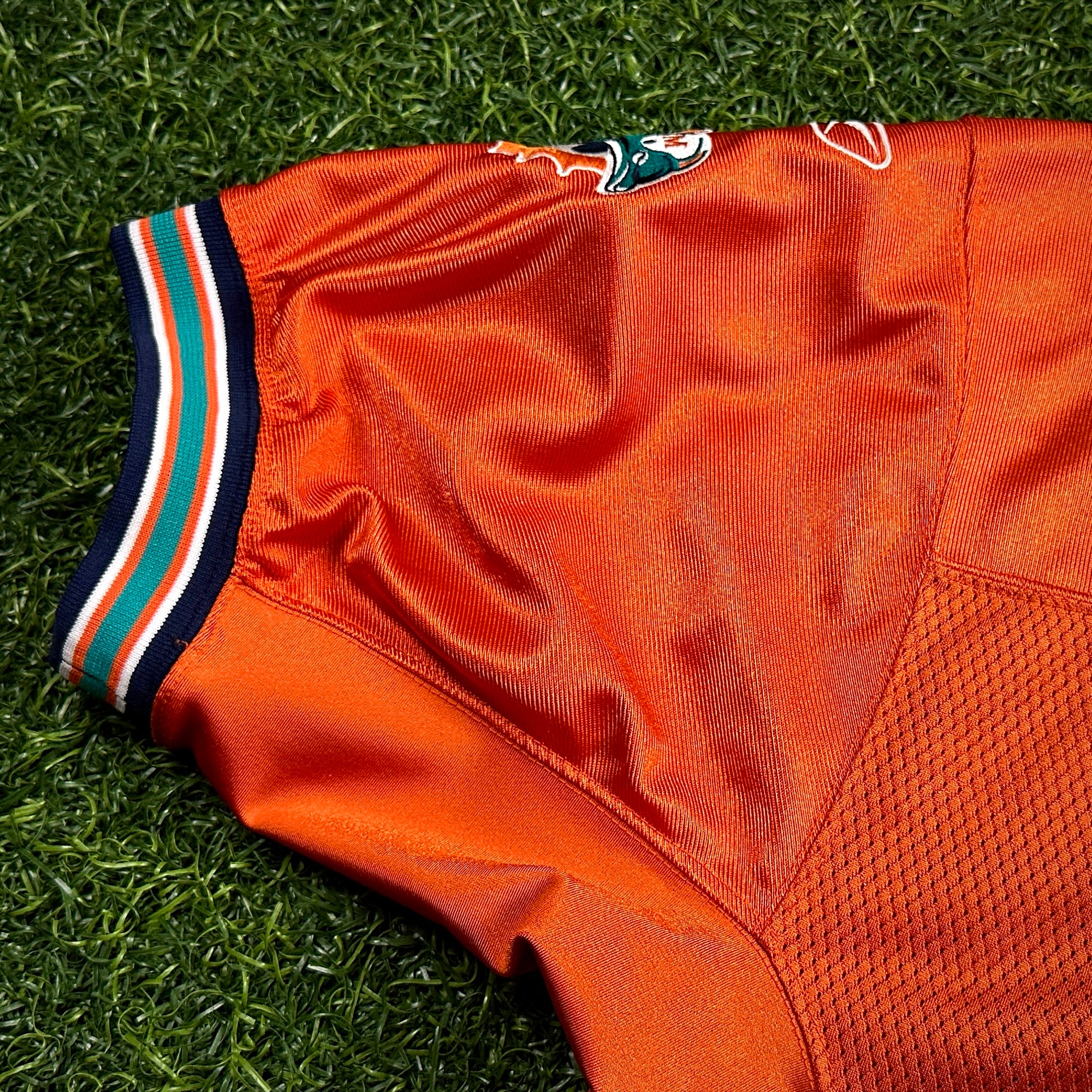 2005 Reebok NFL Authentic Jersey Miami Dolphins Ricky Williams Sz 48 Orange Alt