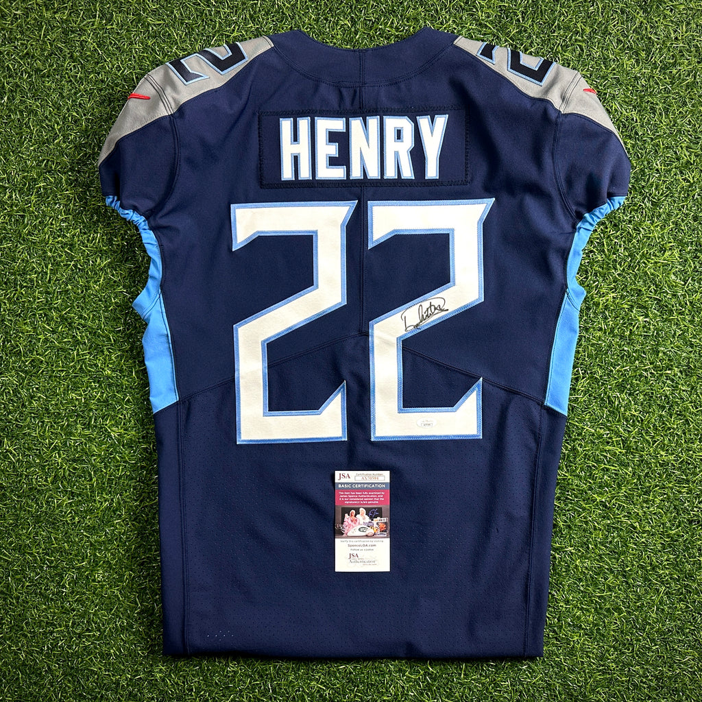 2021 Nike NFL Authentic Jersey Tennessee Titans Derrick Henry Autograph JSA
