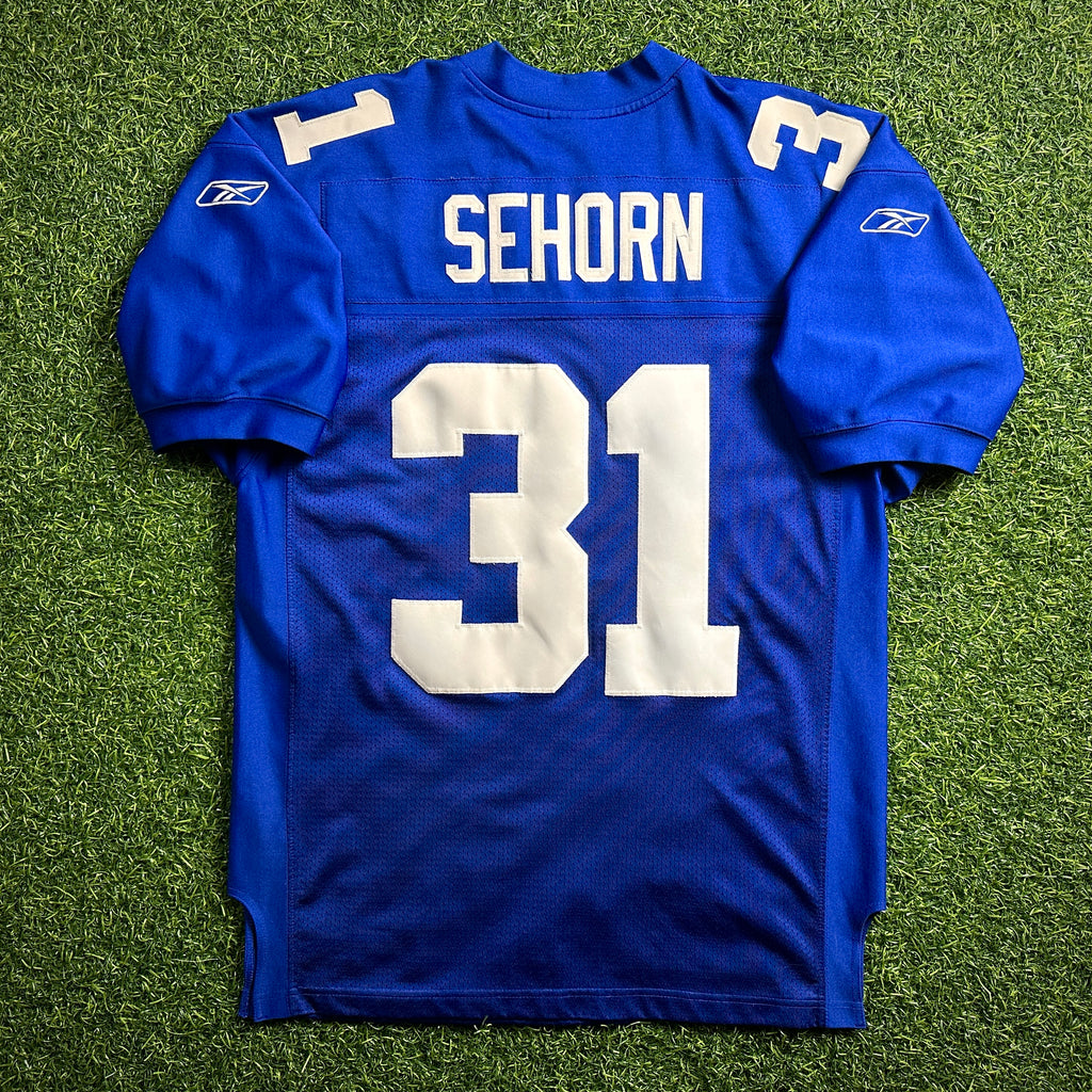 2002 Reebok NFL Authentic Jersey New York Giants Jason Sehorn Sz. 48 Vintage