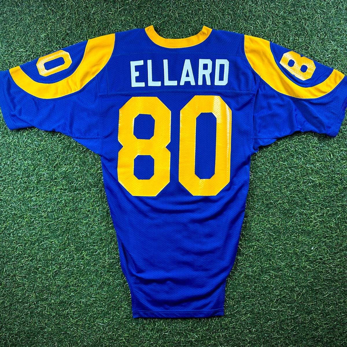 1990 Russell Athletic NFL Team Issued Game Jersey Los Angeles Rams Henry Ellard Sz. 42