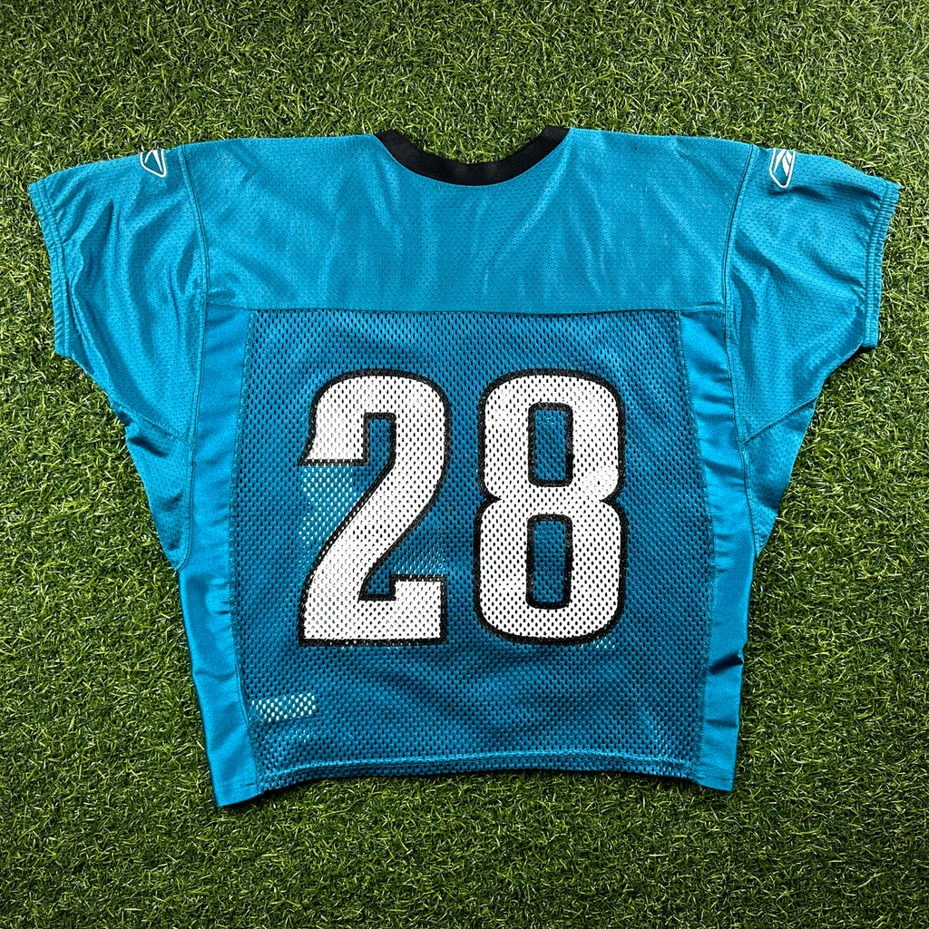 2006 Reebok NFL Game-Used Practice Jersey Jacksonville Jaguars Fred Taylor Sz. 46 Hit Marks