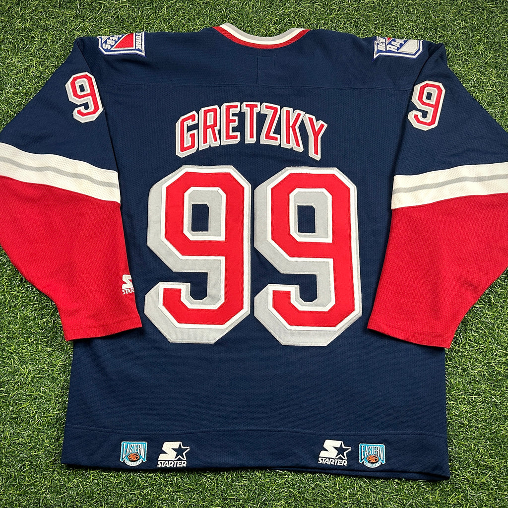 1997 Starter NHL Jersey New York Rangers Wayne Gretzky Sz. XL Liberty Vintage