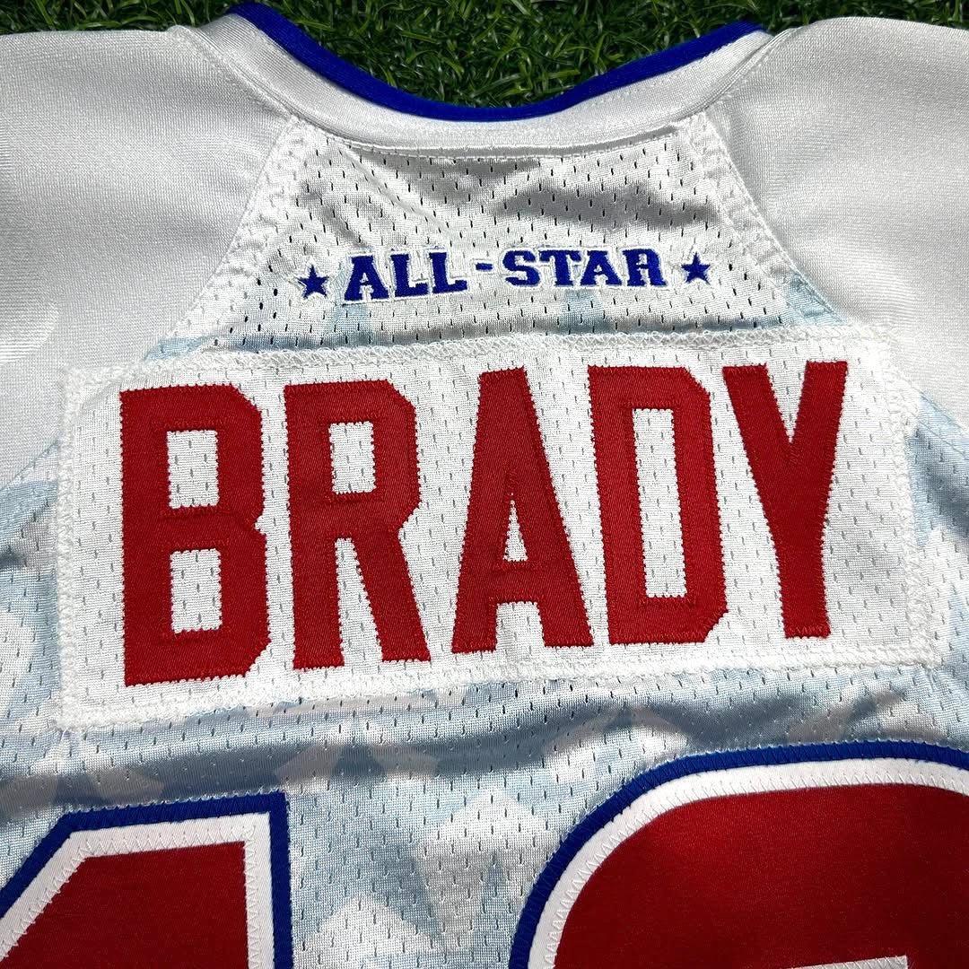 2008 Reebok NFL Authentic Game-Issued Jersey AFC Pro Bowl Tom Brady New England Patriots Sz. 48