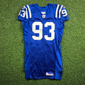 2004 Reebok NFL Team Issued Game Jersey Indianapolis Colts Dwight Freeney Sz. 50 Autograph PSA