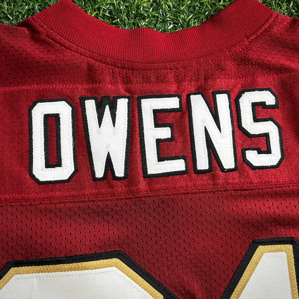 2002 Reebok NFL Authentic Jersey San Francisco 49ers Terrell Owens Sz 48 Vintage