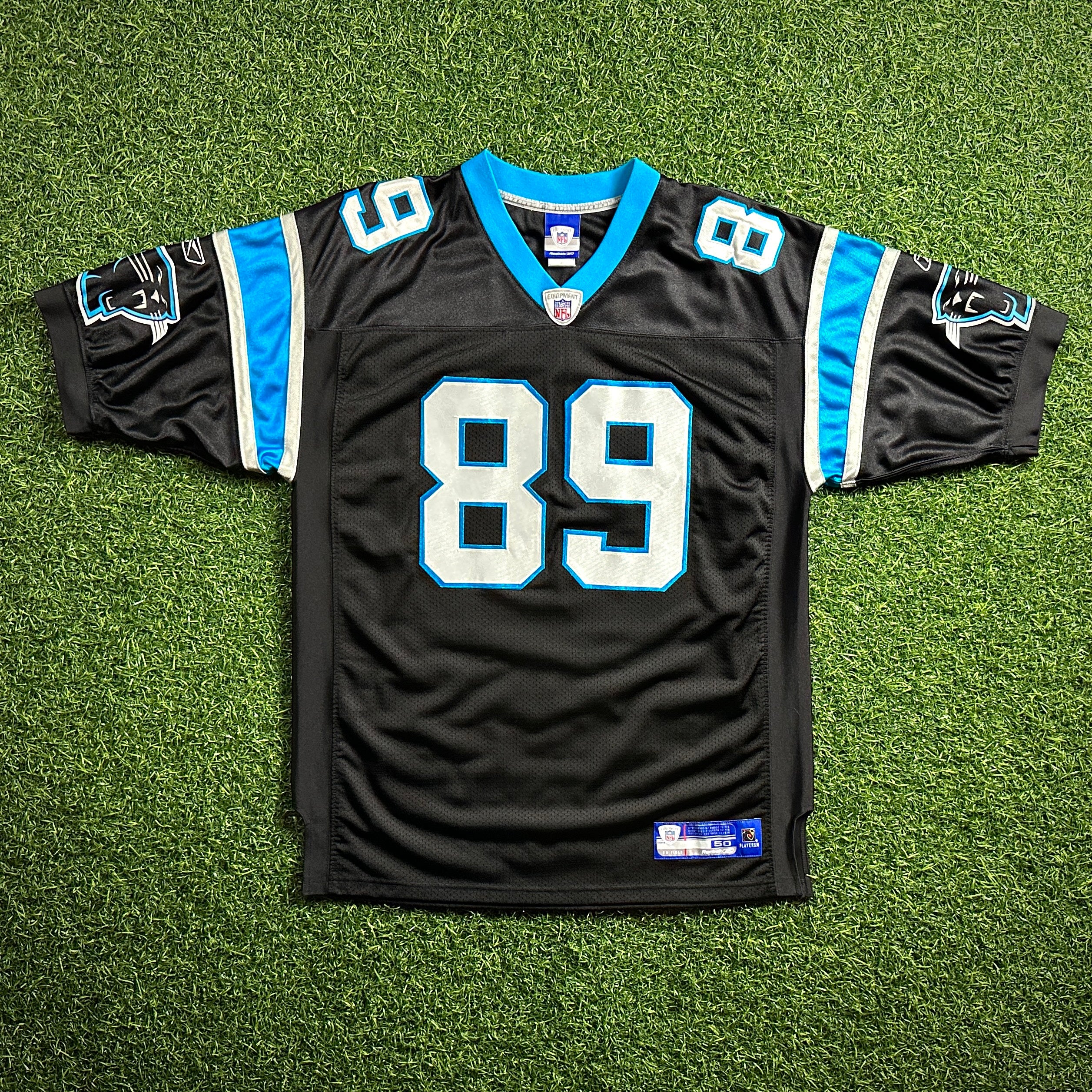2006 Reebok NFL Authentic Jersey Carolina Panthers Steve Smith Sz. 50 Vintage