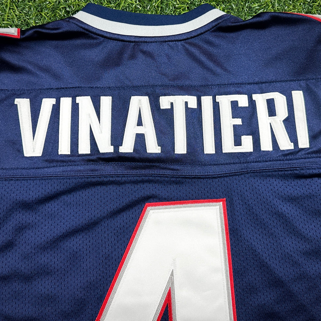 New! 2004 Reebok NFL Authentic Jersey New England Patriots Adam Vinatieri Sz. 52