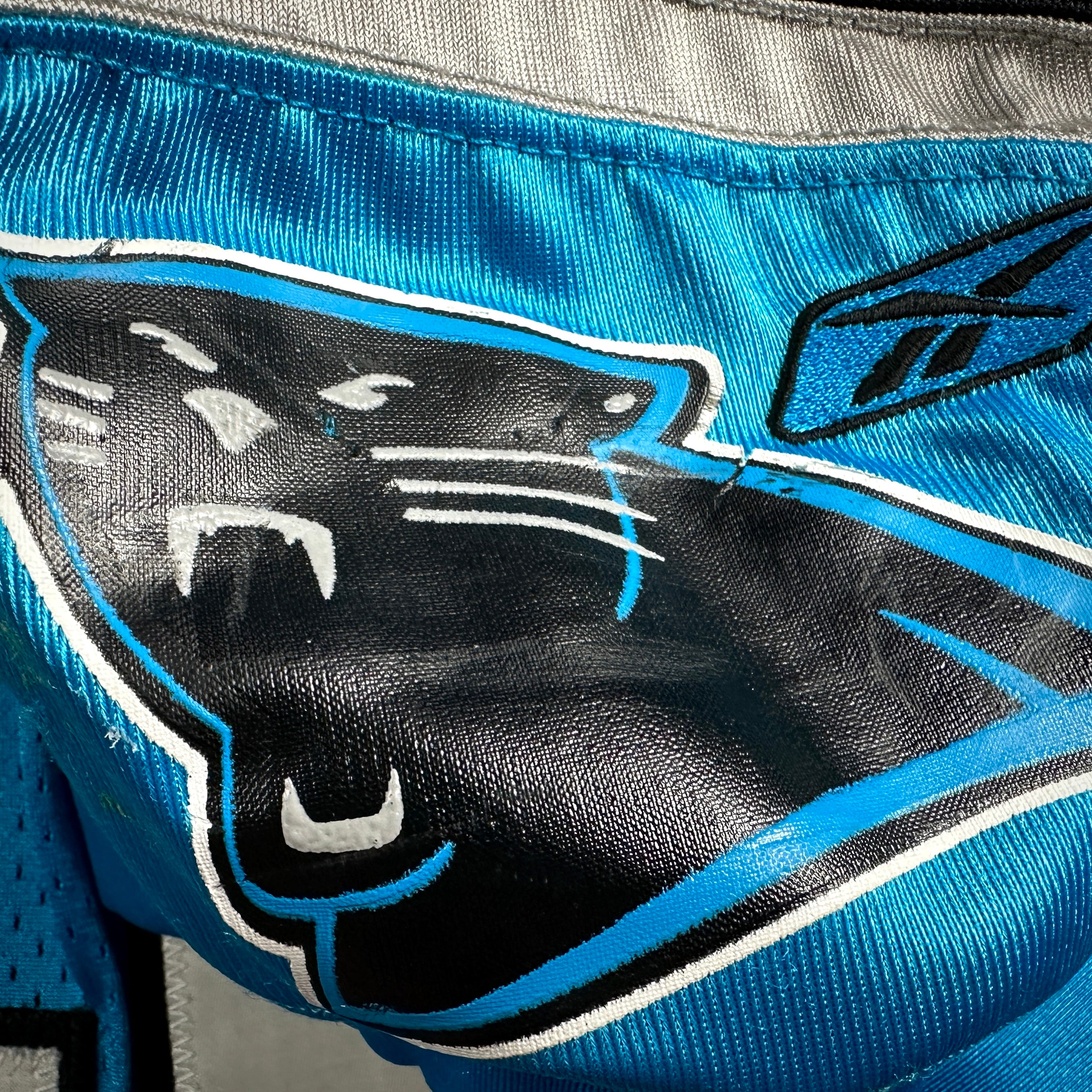 2011 Reebok NFL Game Used Worn Jersey Carolina Panthers Jerome Felton 3 Games