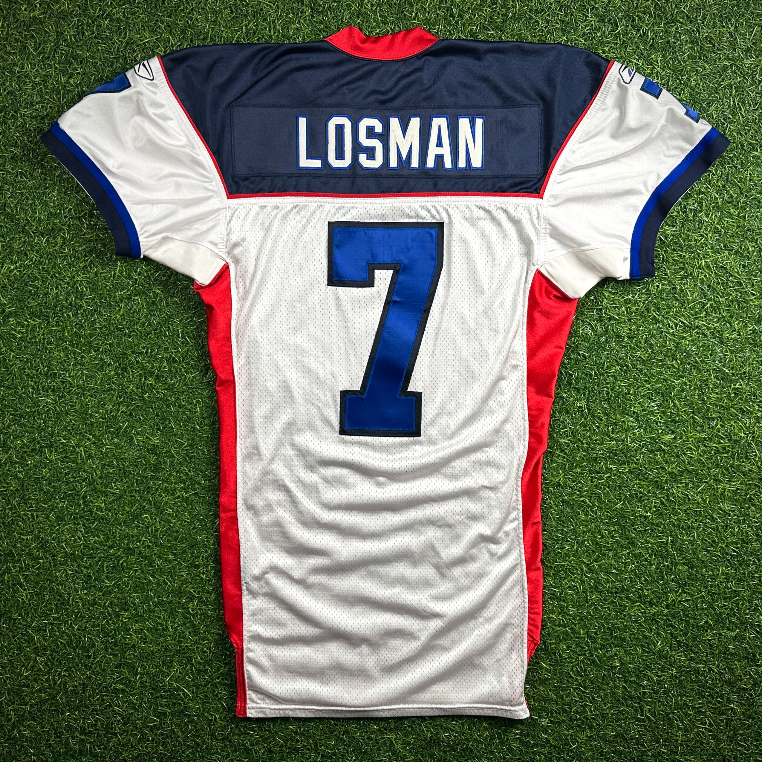 2006 Reebok NFL Team Issued Game Jersey Buffalo Bills JP Losman Sz. 46 Vintage