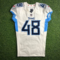 2020 Nike NFL Team Issued Game Jersey Tennessee Titans Beau Brinkley Sz 44 SKILL
