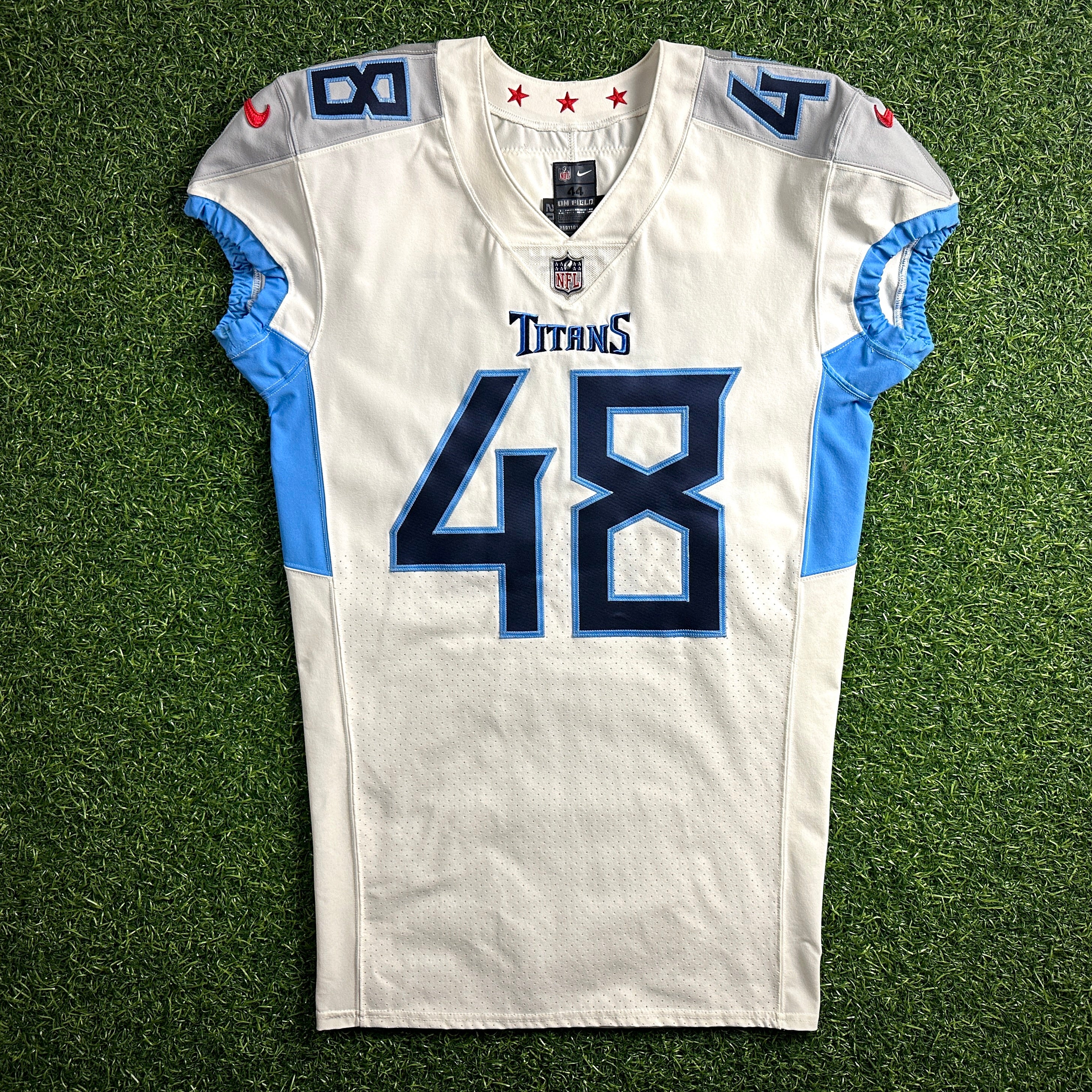 2020 Nike NFL Team Issued Game Jersey Tennessee Titans Beau Brinkley Sz 44 SKILL