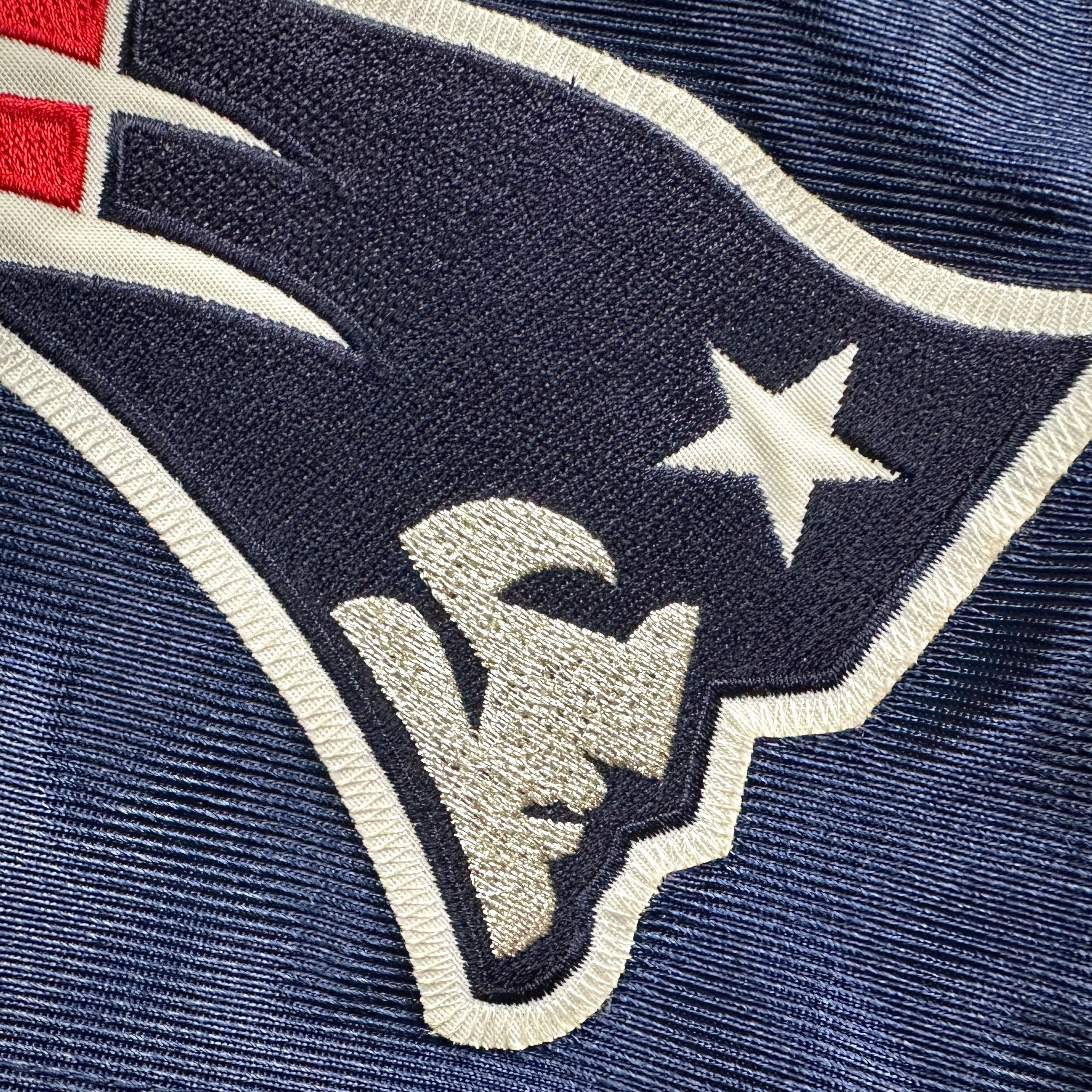 2007 Reebok NFL Authentic Jersey New England Patriots Randy Moss Blue Home Sz. 52