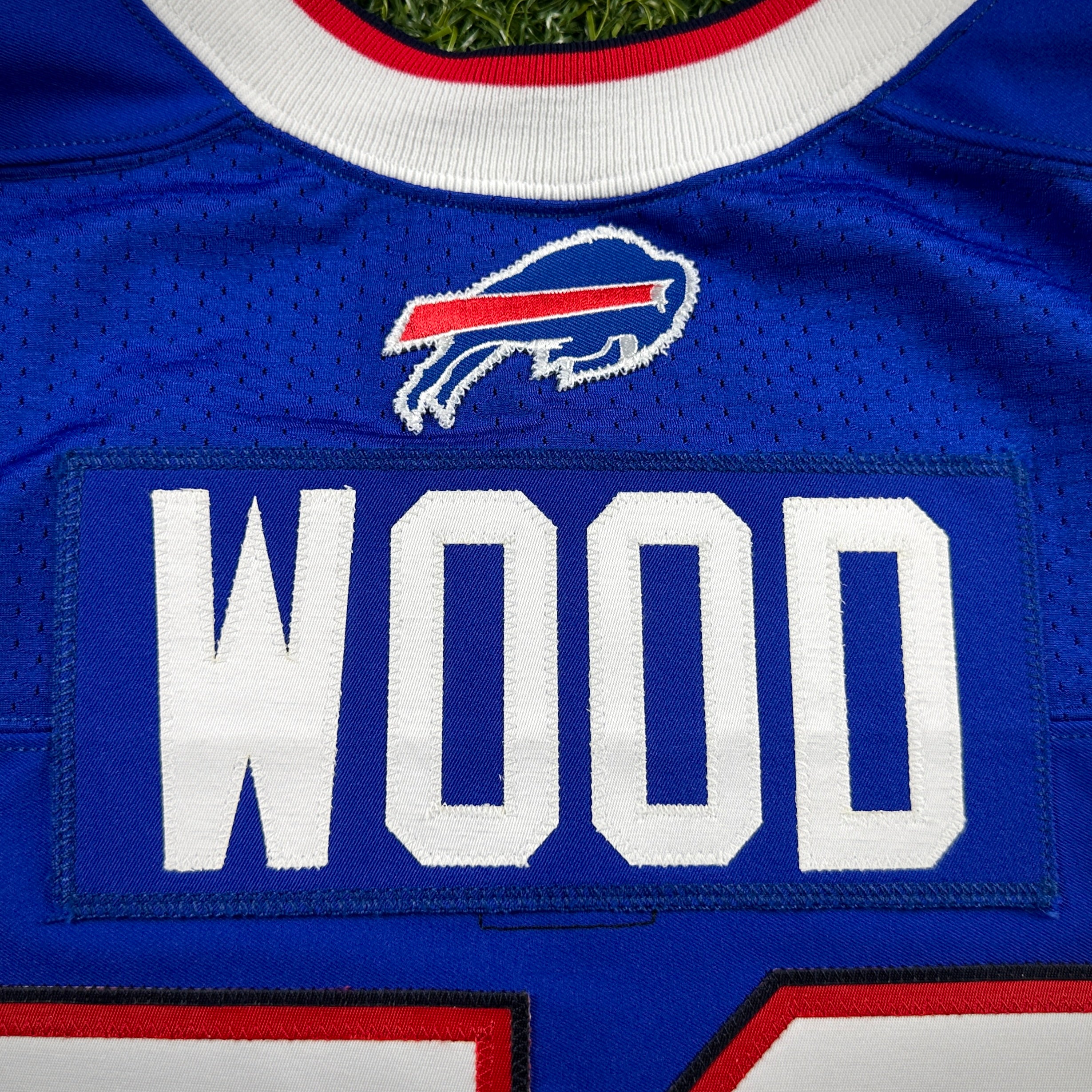 2016 Nike NFL Team-Issued Game Jersey Buffalo Bills Eric Wood Sz. 46 LINE COA