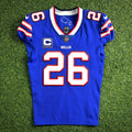 2018 Nike NFL Game Used Worn Jersey Buffalo Bills Taiwan Jones Team COA Captain