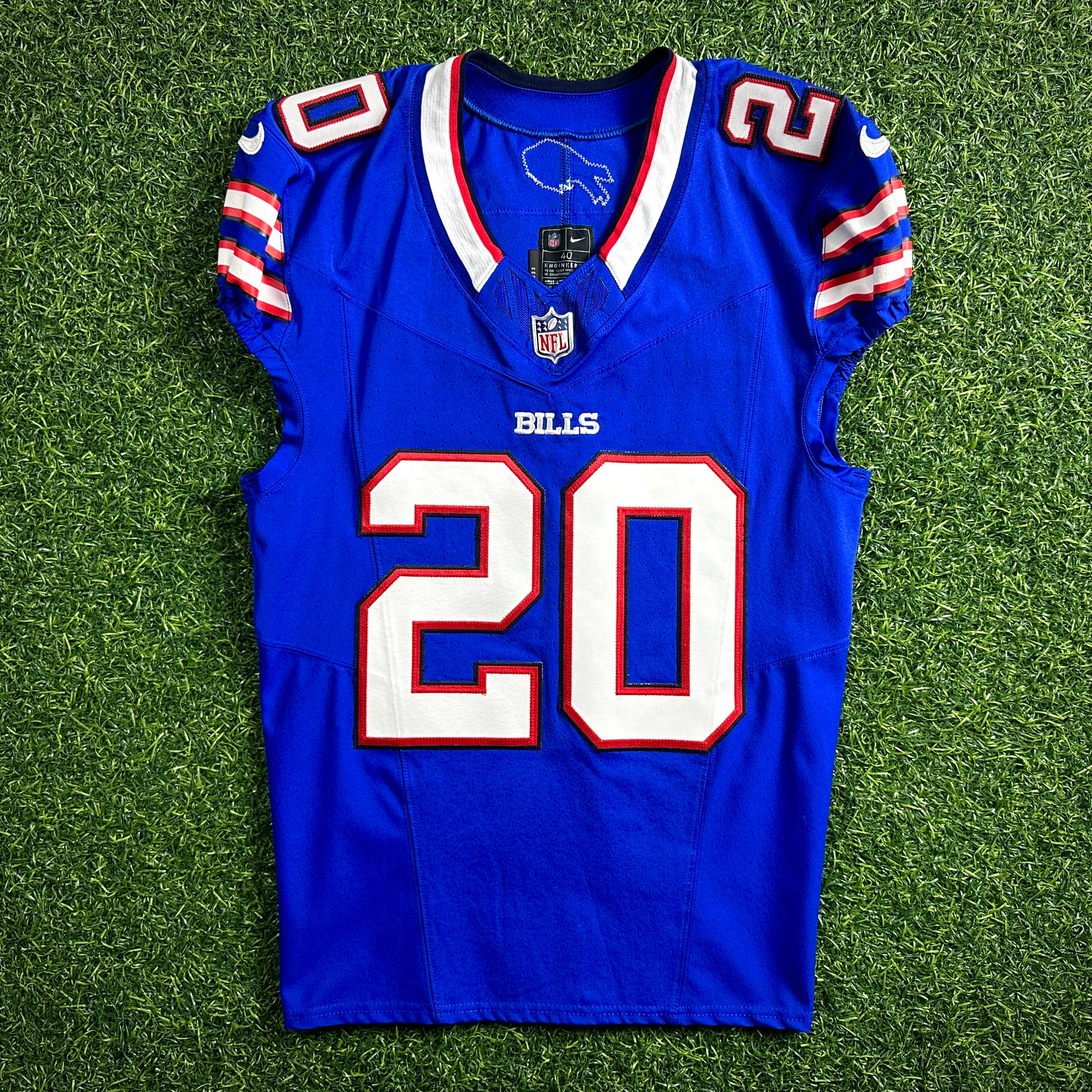 2024 Nike NFL Team-Issued Game Jersey Buffalo Bills Frank Gore Jr Rookie Sz. 40
