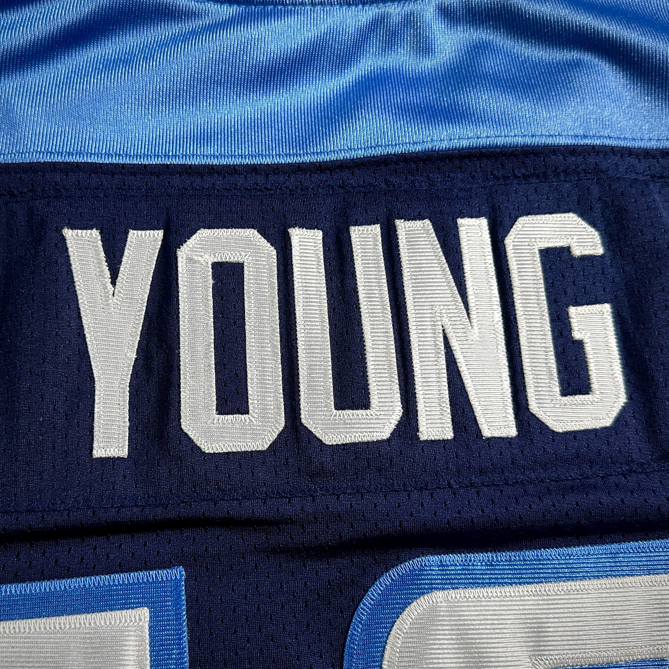 2006 Reebok NFL Authentic Rookie Jersey Tennessee Titans Vince Young Sz. 50 VTG