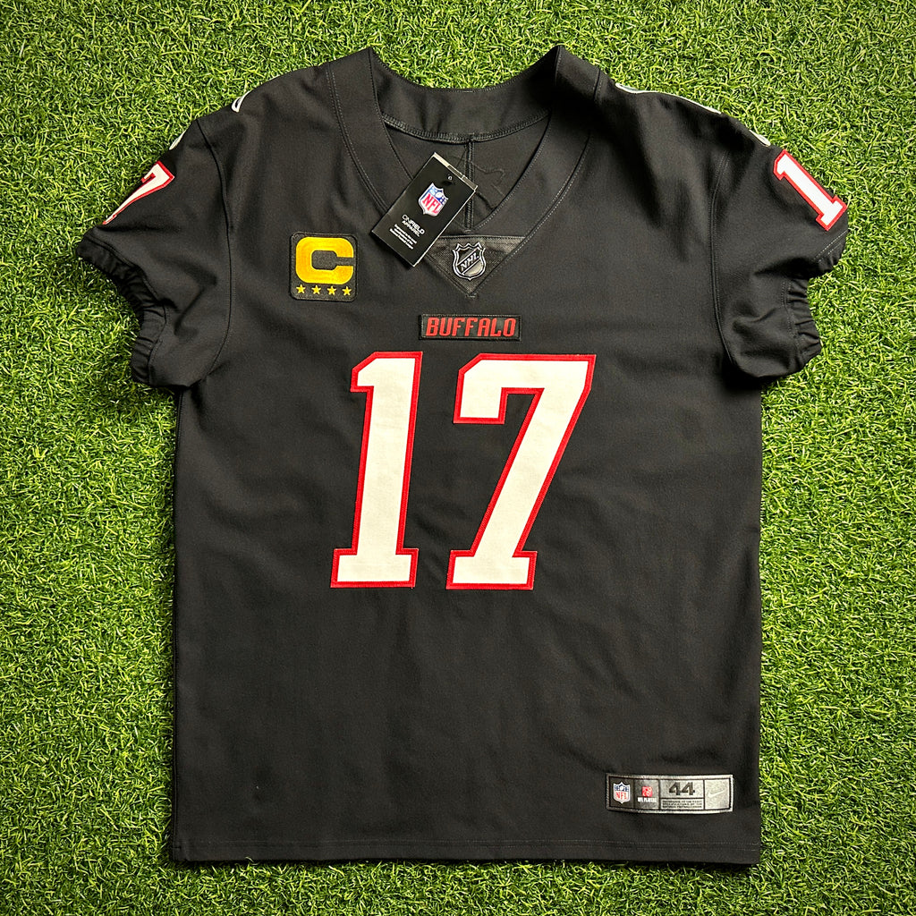 New! Nike NFL X NHL Vapor Elite Authentic Jersey Buffalo Bills Sabres Josh Allen Sz. 44