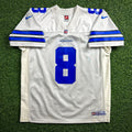 1999 Nike NFL Authentic Jersey Dallas Cowboys Troy Aikman Sz. 48 XL Vintage