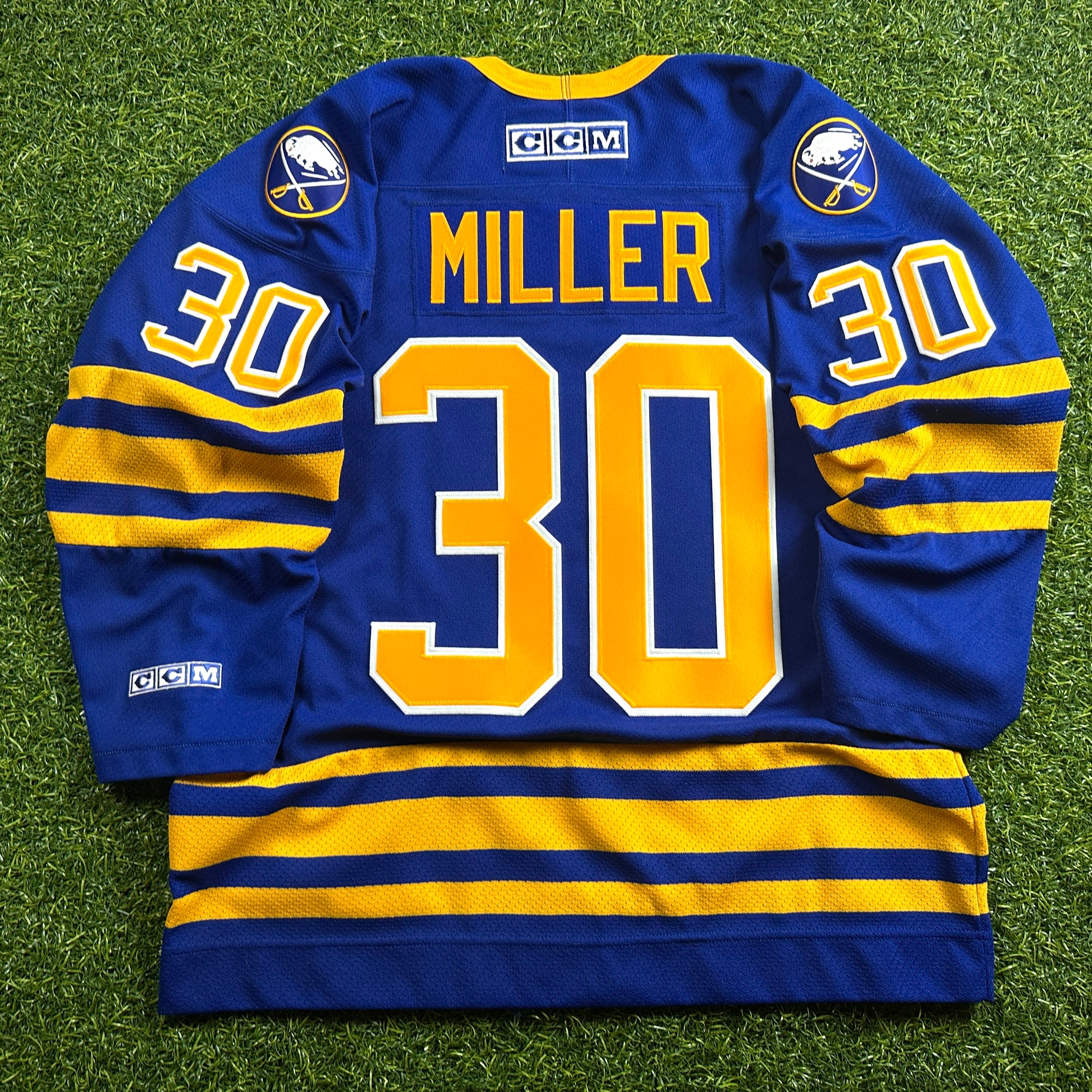 2006 CCM NHL Buffalo Sabres Alternate Jersey Ryan Miller Sz M Vintage MiC