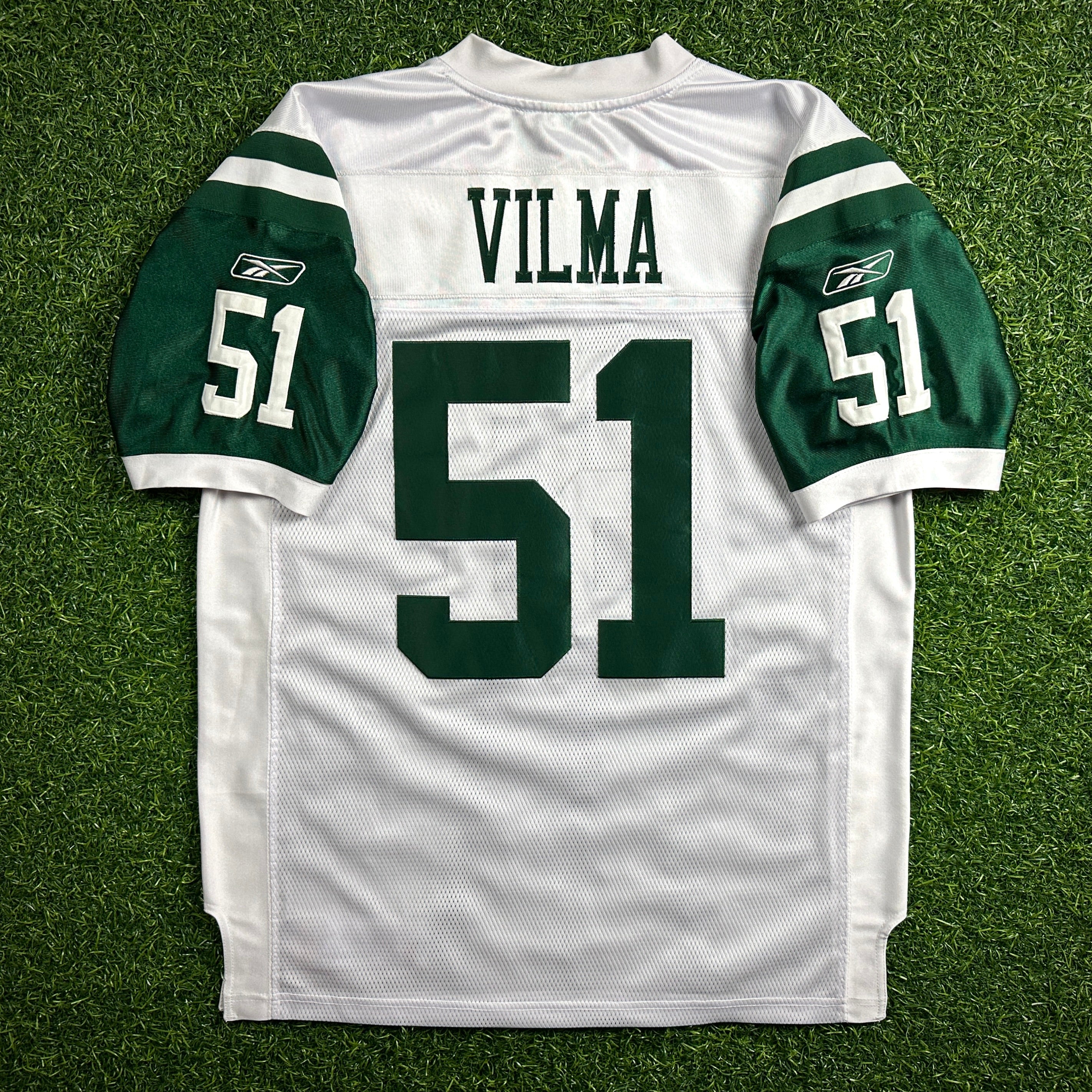 New! 2007 Reebok NFL Authentic Jersey New York Jets Jonathan Vilma Sz. 48 NWT