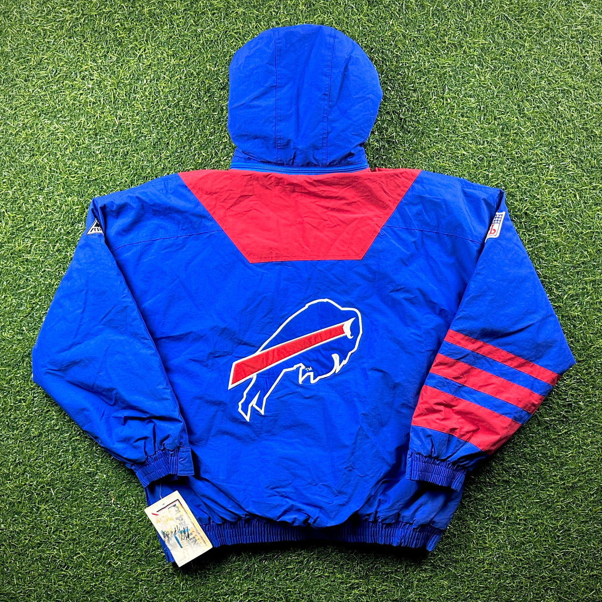 New! 1994 Apex One NFL Heavyweight Jacket Buffalo Bills Sz. L Vintage Throwback