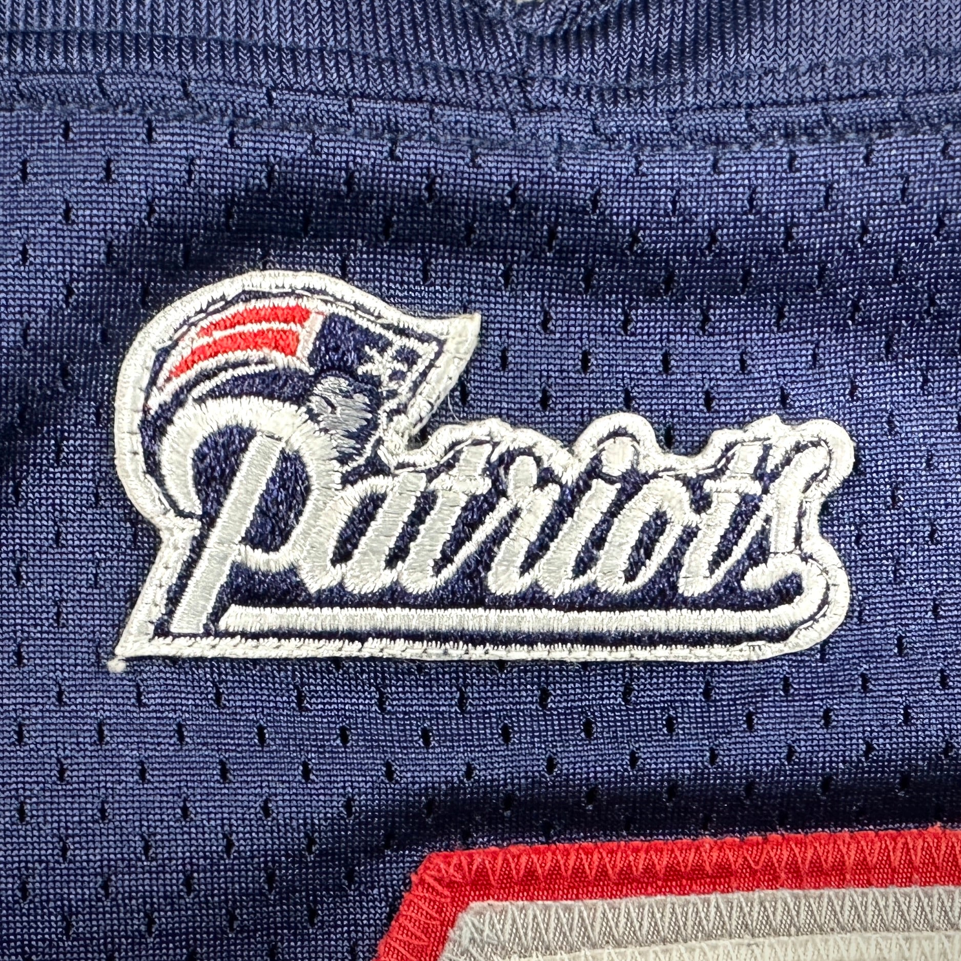 2004 Reebok NFL Authentic Jersey New England Patriots Adam Vinatieri Super Bowl XXXVIII Sz. 50