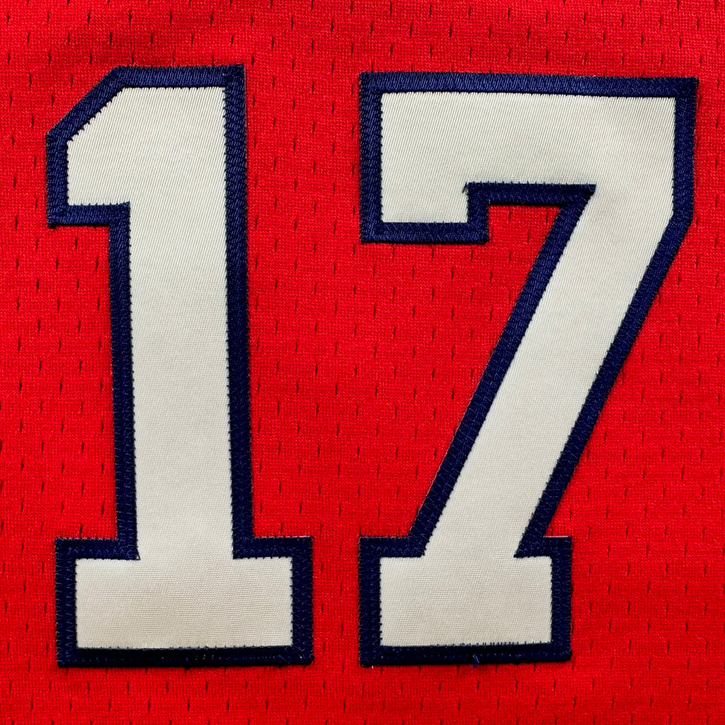 Mitchell & Ness NFL Authentic Buffalo Bills Custom Basketball Jersey Josh Allen Sz. L